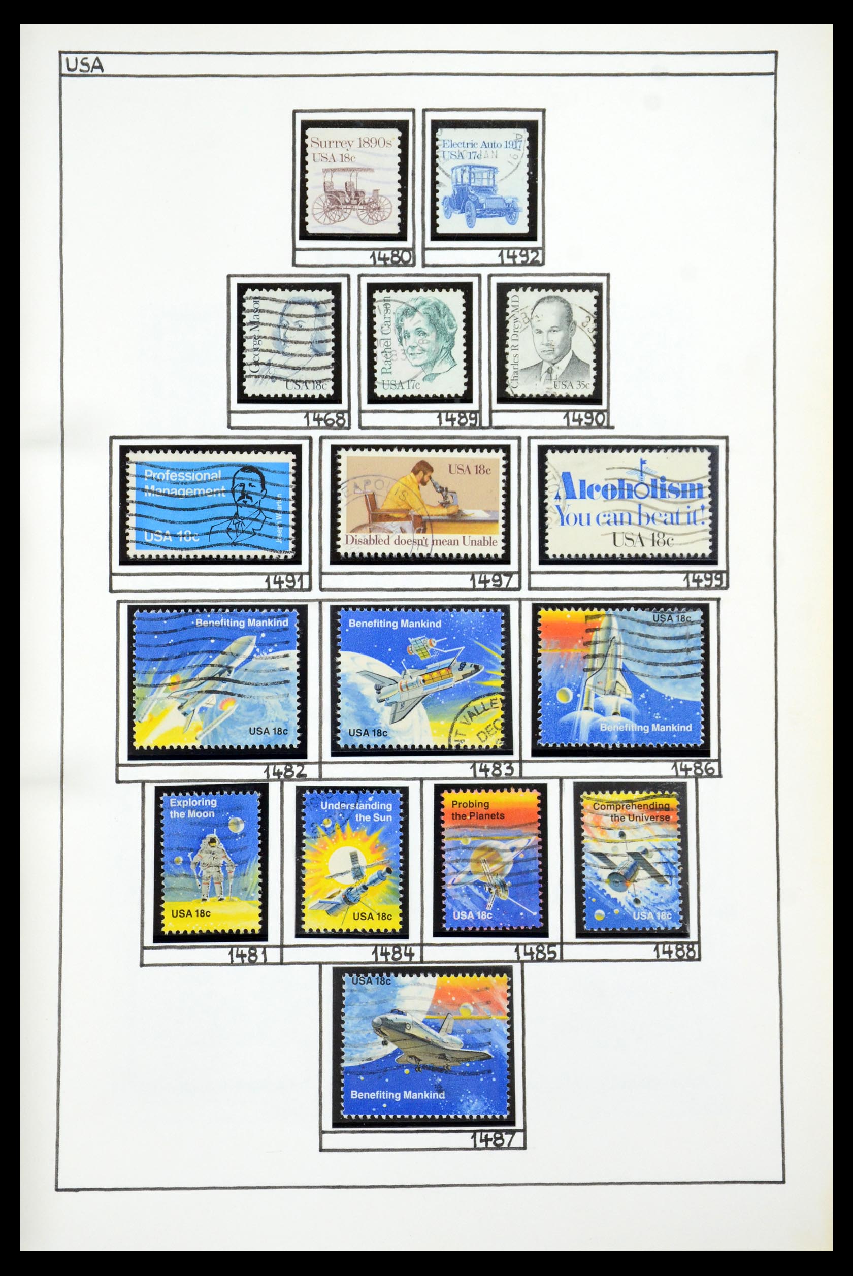 35888 092 - Stamp Collection 35888 USA 1851-2014.