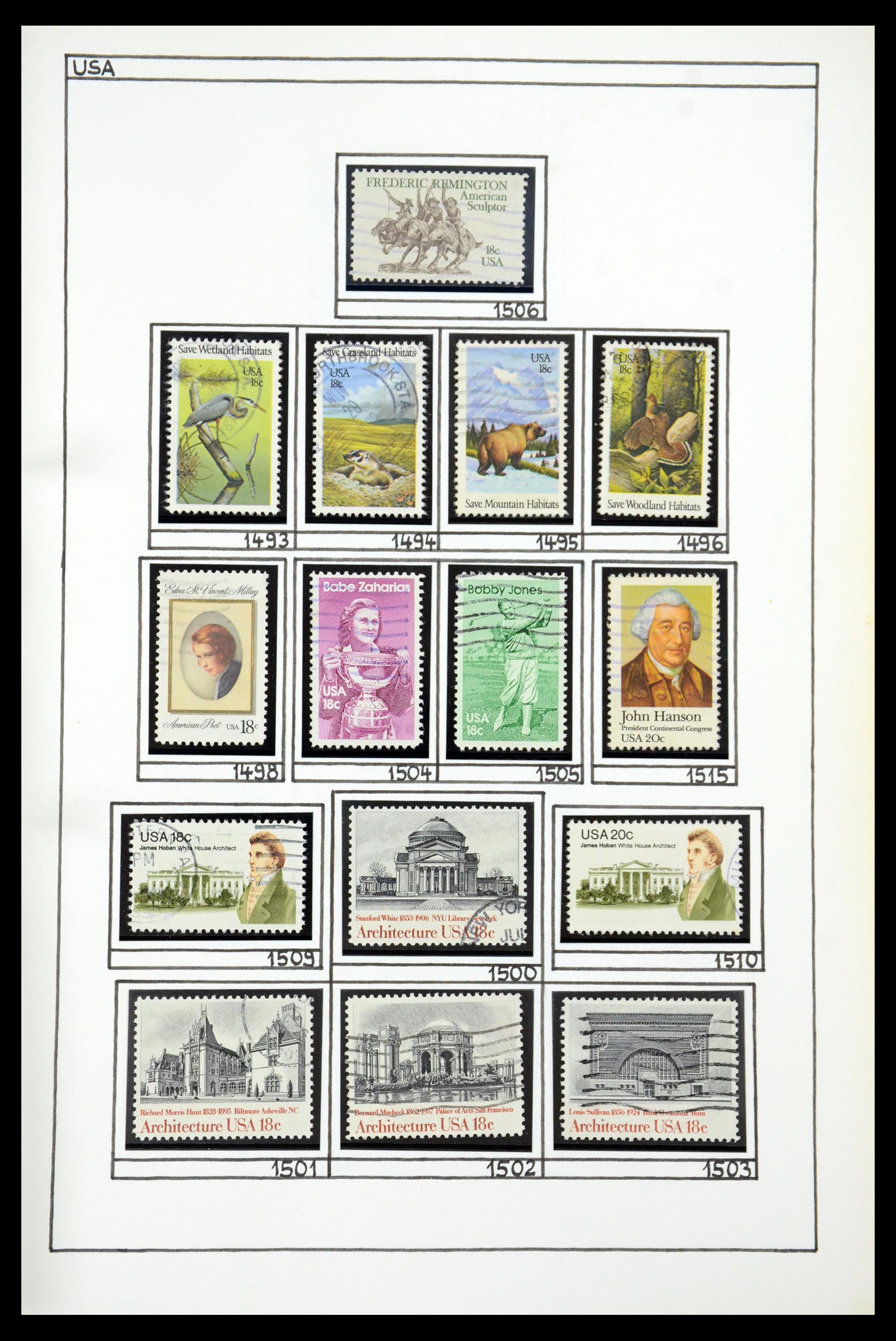 35888 093 - Stamp Collection 35888 USA 1851-2014.