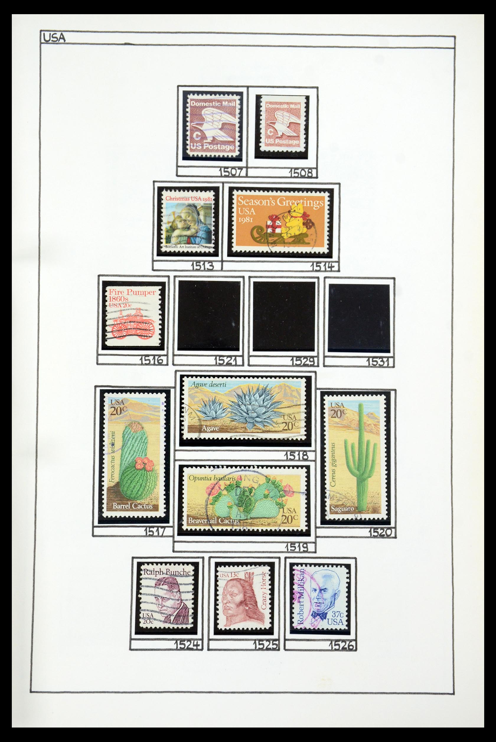35888 094 - Stamp Collection 35888 USA 1851-2014.