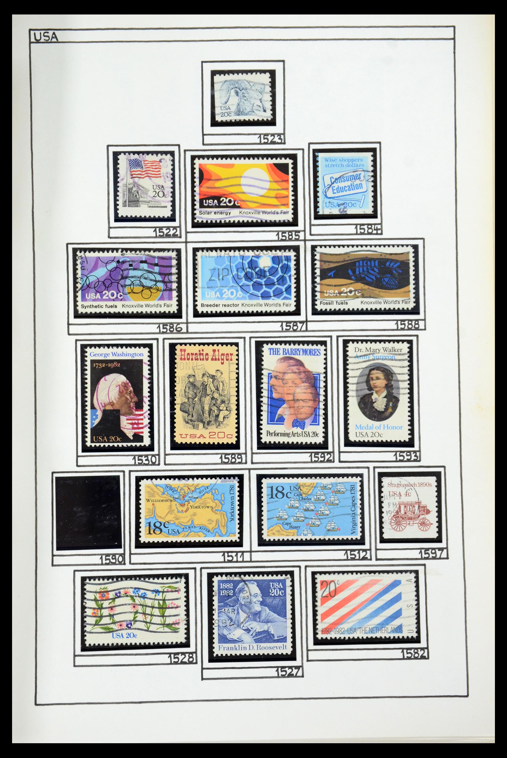 35888 095 - Stamp Collection 35888 USA 1851-2014.