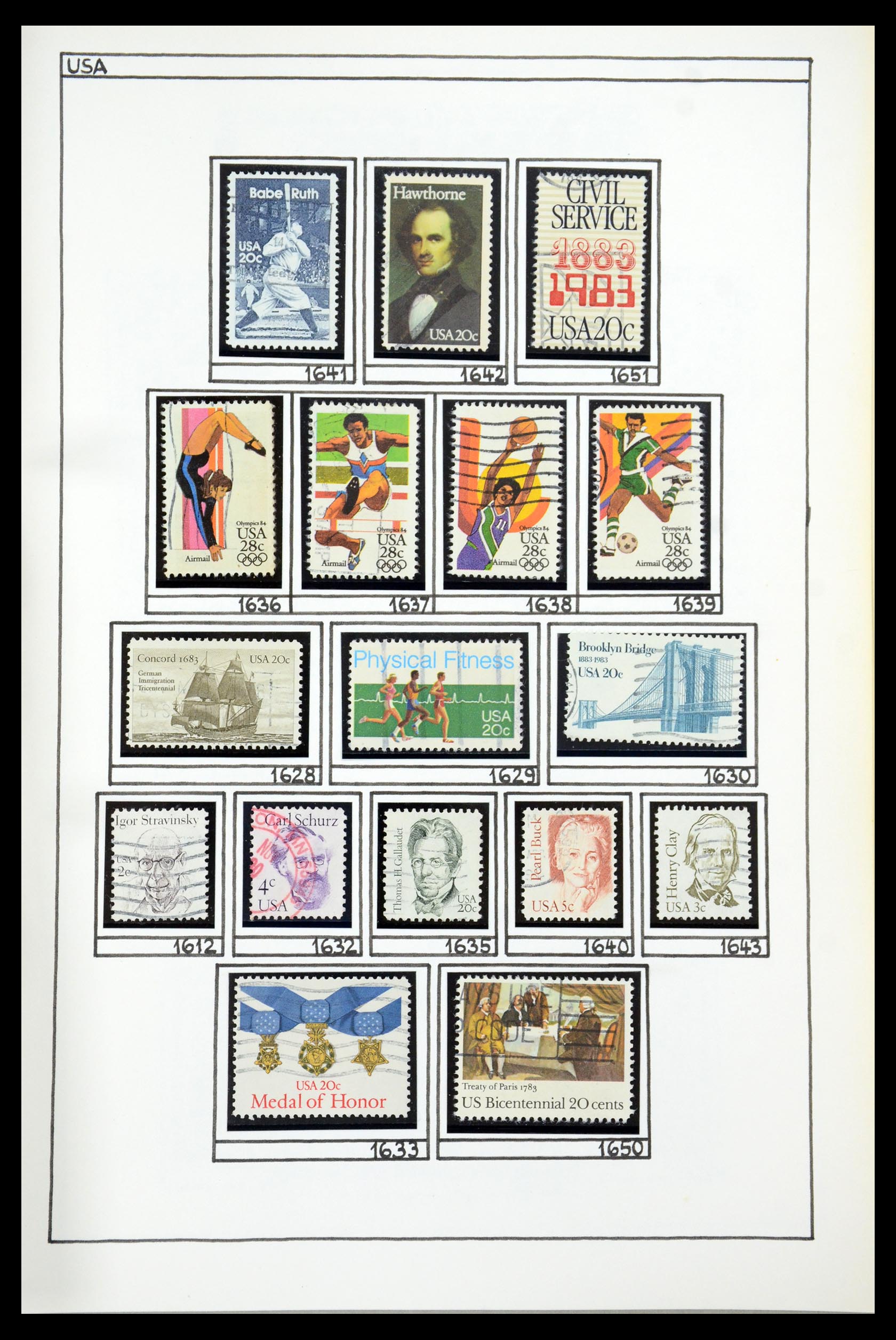 35888 100 - Stamp Collection 35888 USA 1851-2014.