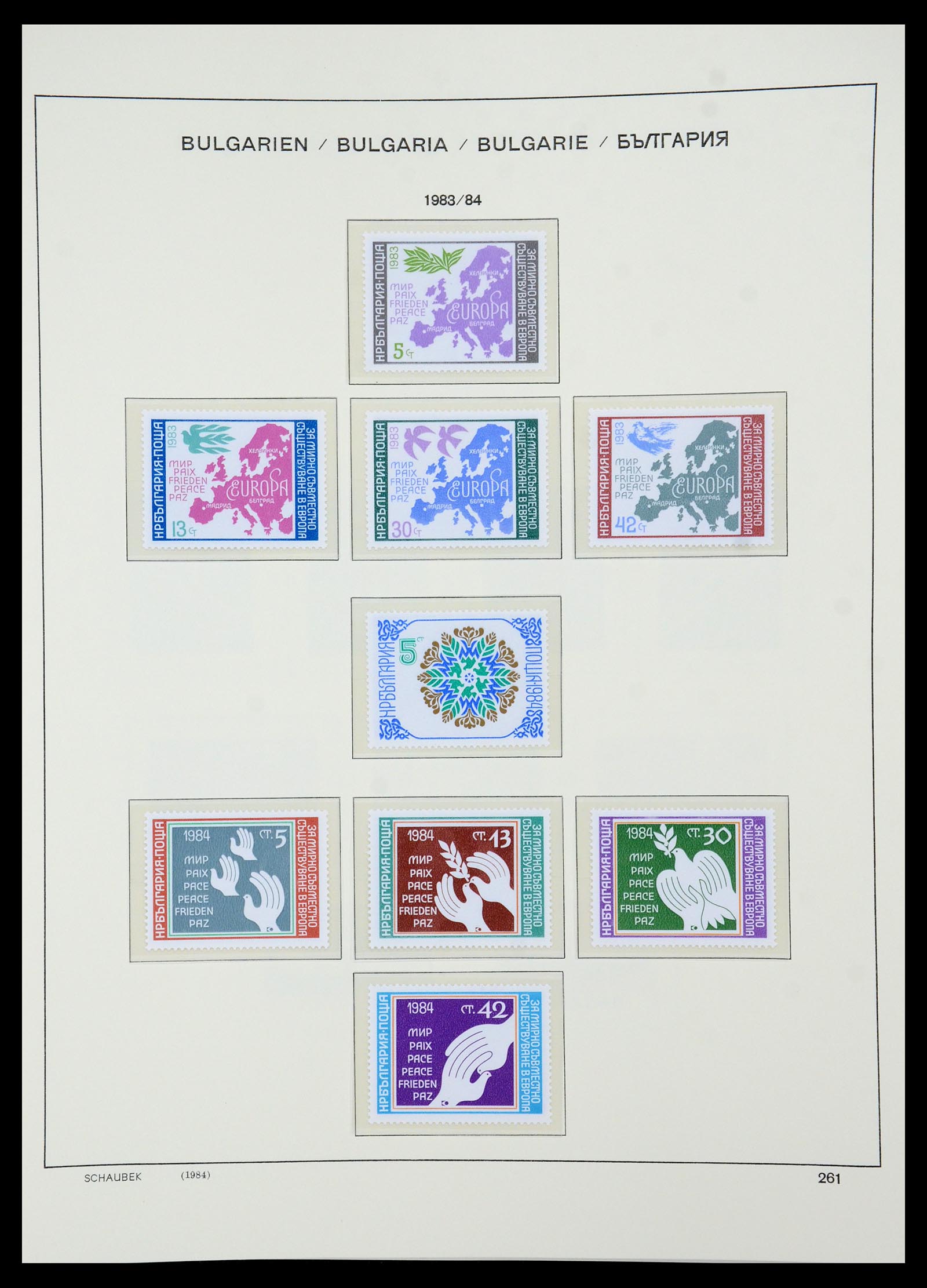 35891 328 - Postzegelverzameling 35891 Bulgarije 1945-1989.