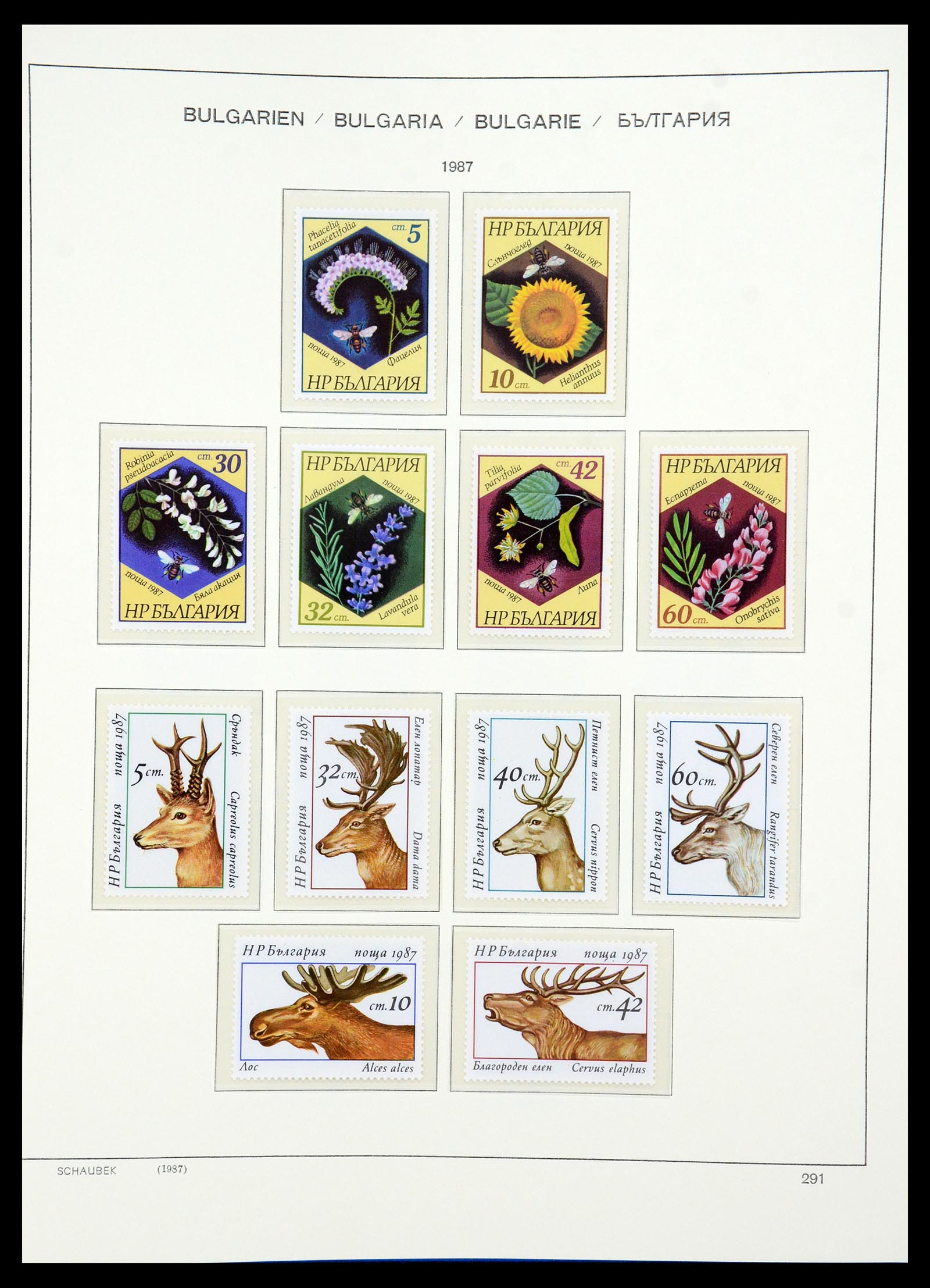 35891 381 - Postzegelverzameling 35891 Bulgarije 1945-1989.