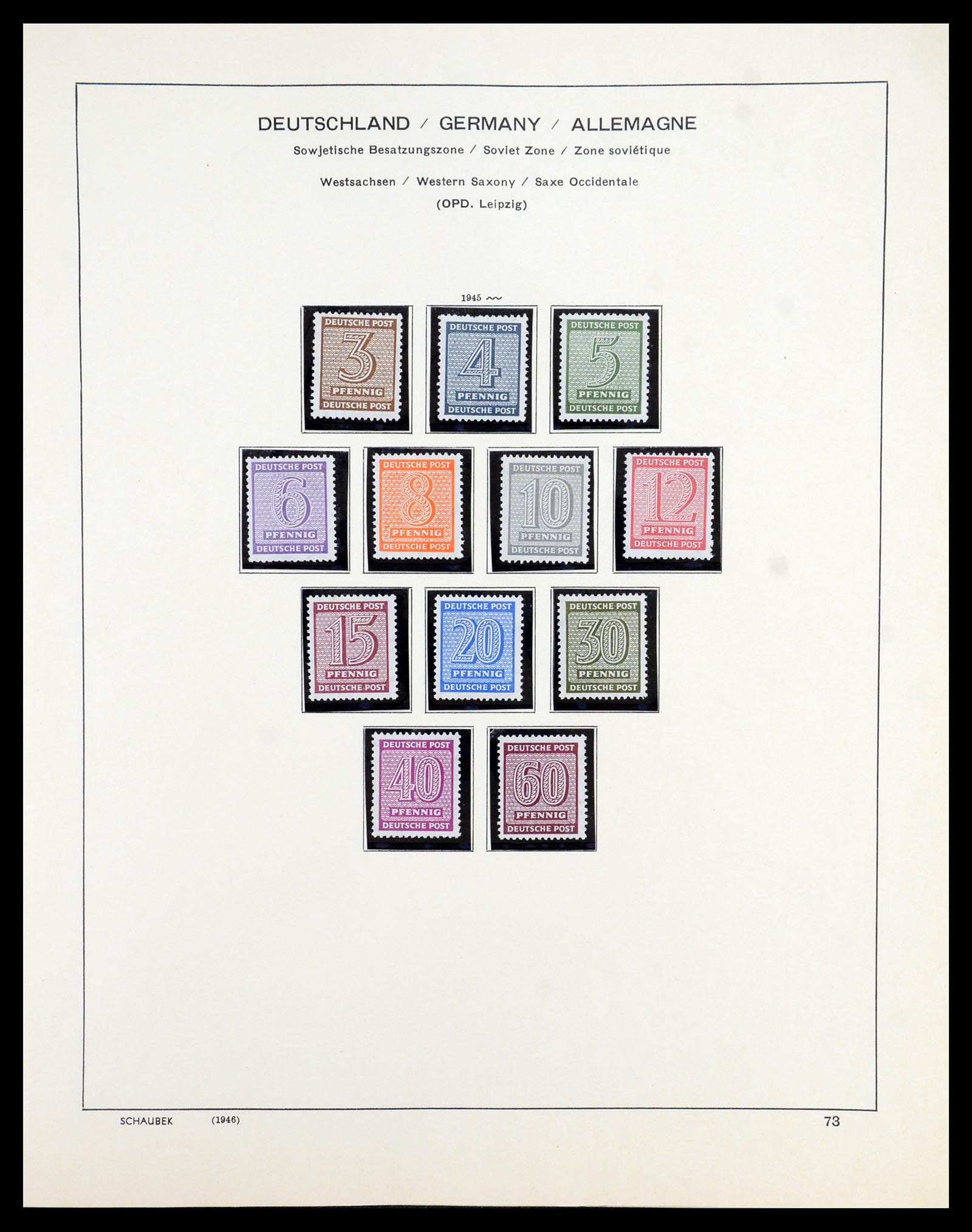 35893 006 - Postzegelverzameling 35893 Sovjet Zone en DDR 1945-1990.