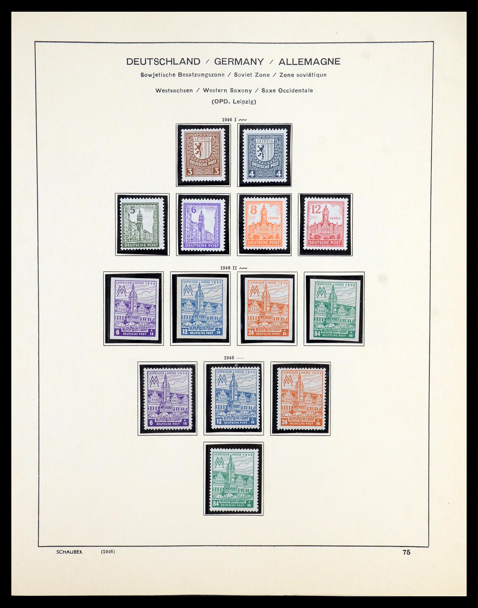 35893 008 - Postzegelverzameling 35893 Sovjet Zone en DDR 1945-1990.
