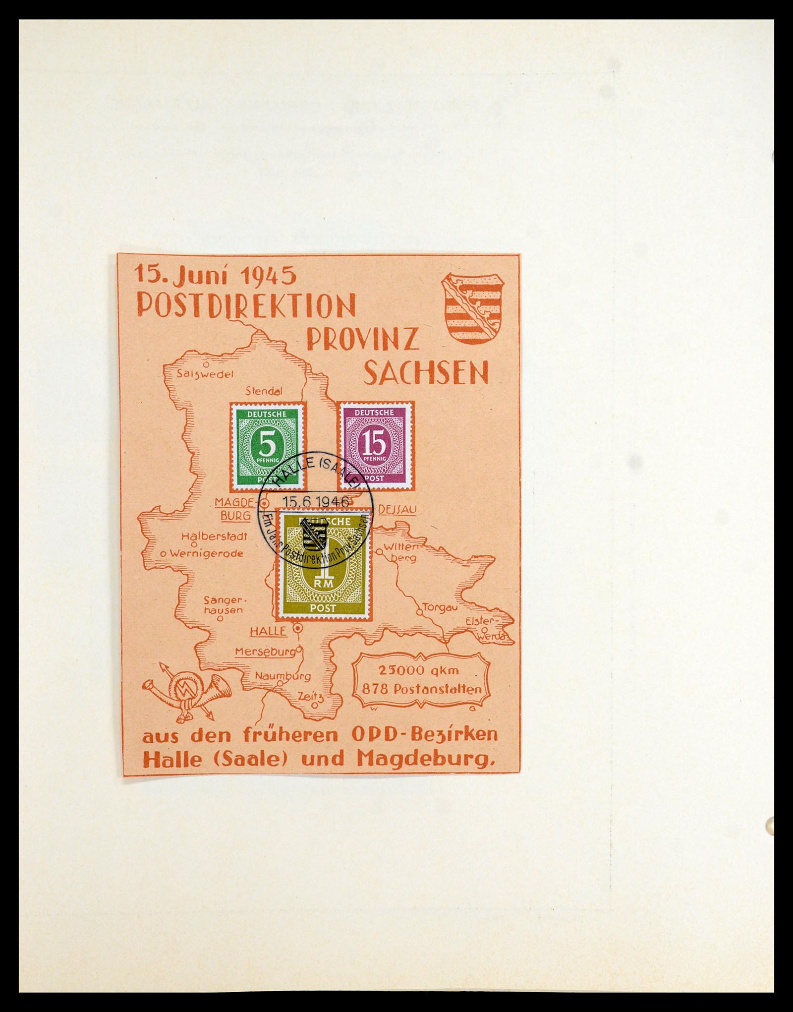 35893 010 - Postzegelverzameling 35893 Sovjet Zone en DDR 1945-1990.