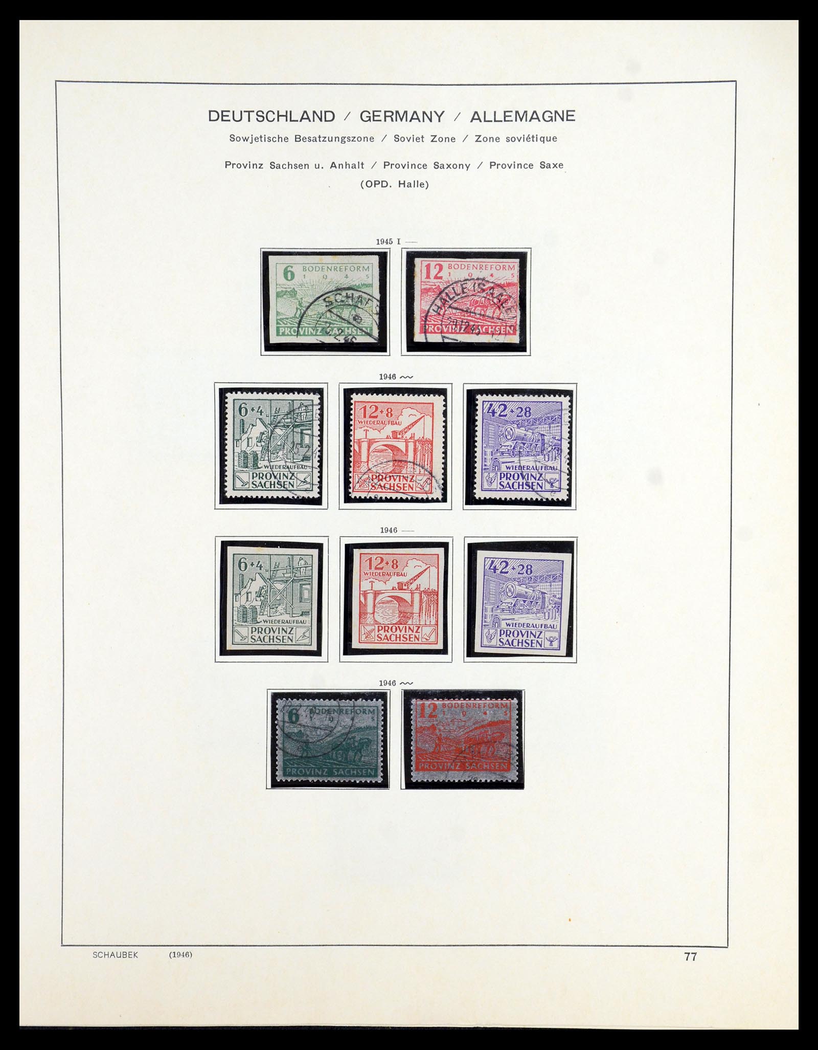 35893 011 - Postzegelverzameling 35893 Sovjet Zone en DDR 1945-1990.