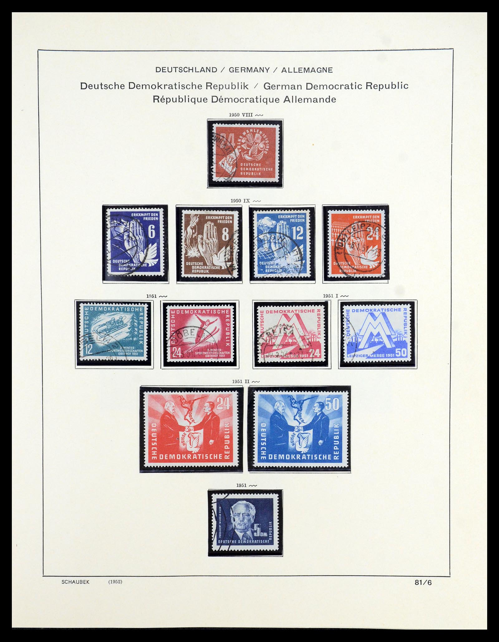 35893 021 - Postzegelverzameling 35893 Sovjet Zone en DDR 1945-1990.