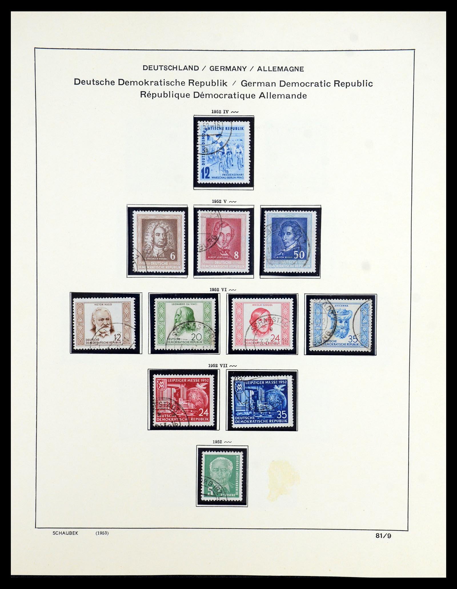 35893 024 - Postzegelverzameling 35893 Sovjet Zone en DDR 1945-1990.