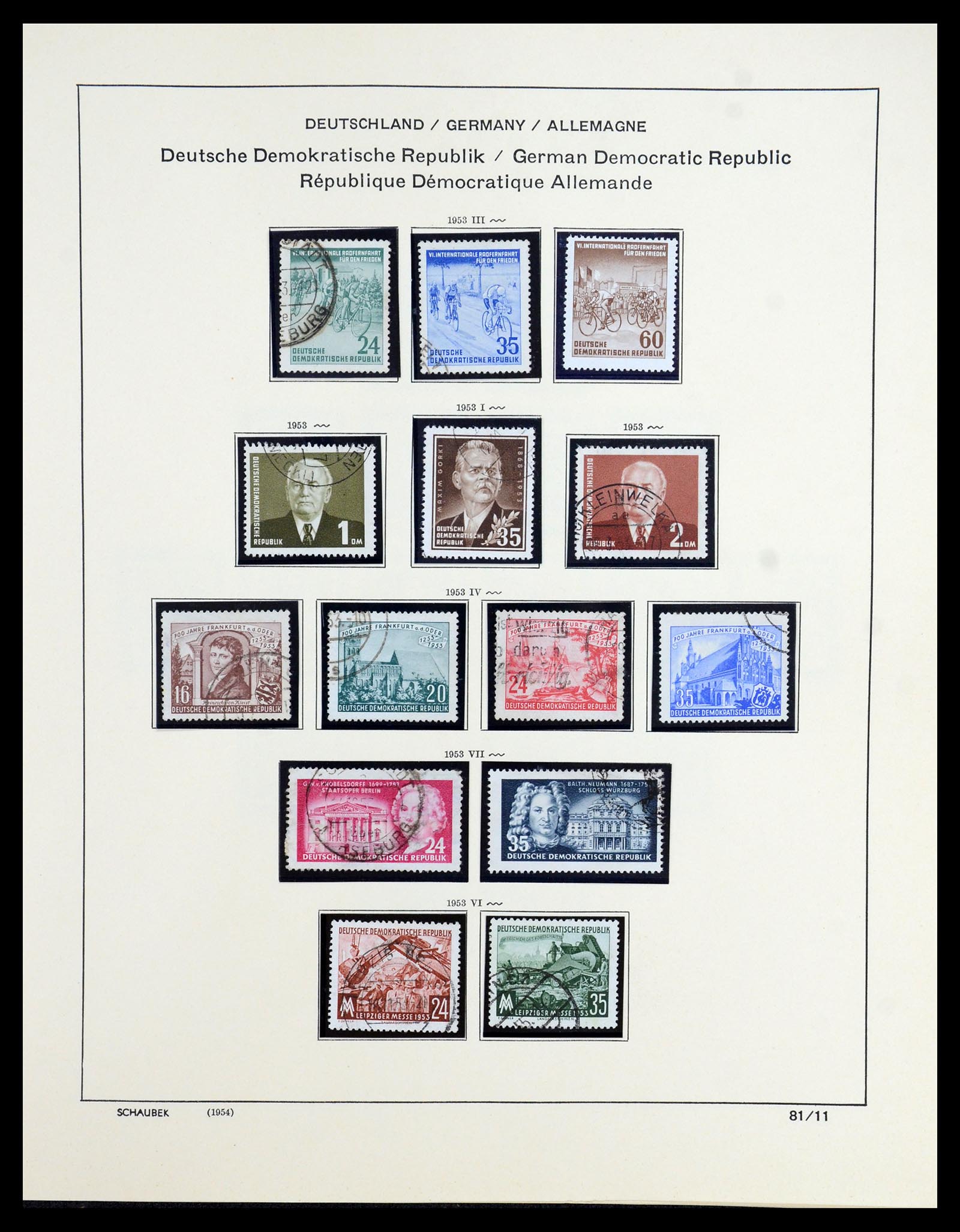 35893 026 - Postzegelverzameling 35893 Sovjet Zone en DDR 1945-1990.