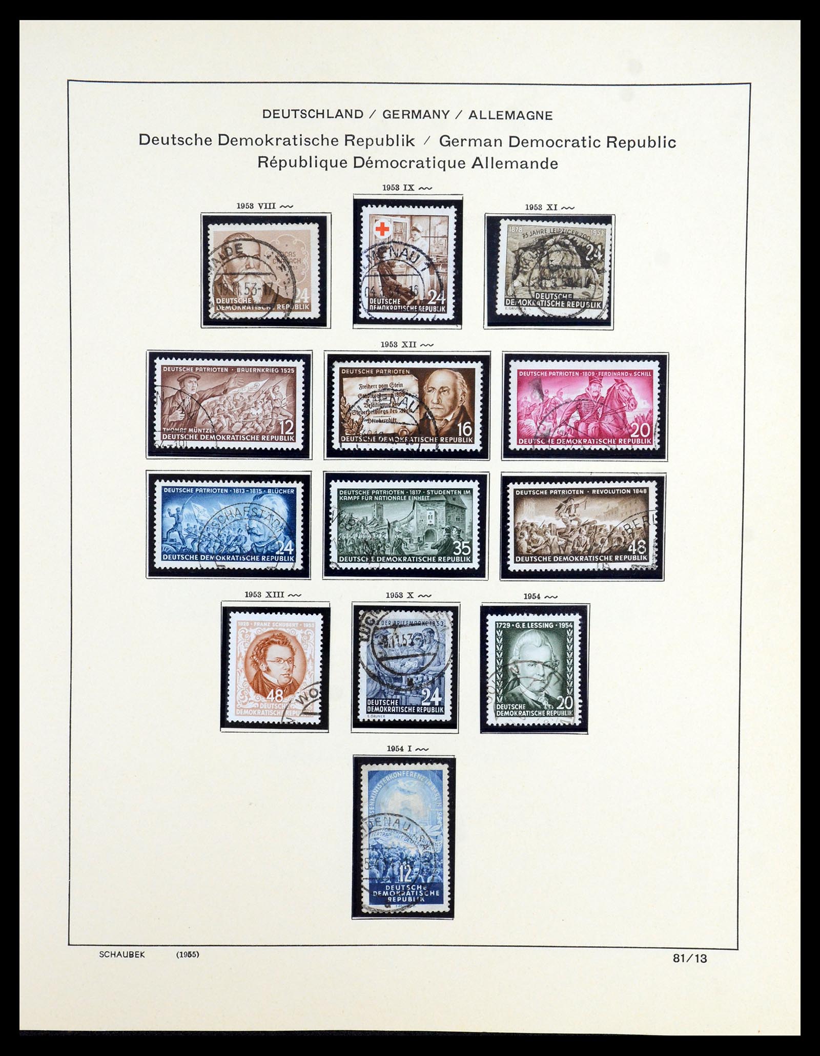 35893 030 - Postzegelverzameling 35893 Sovjet Zone en DDR 1945-1990.