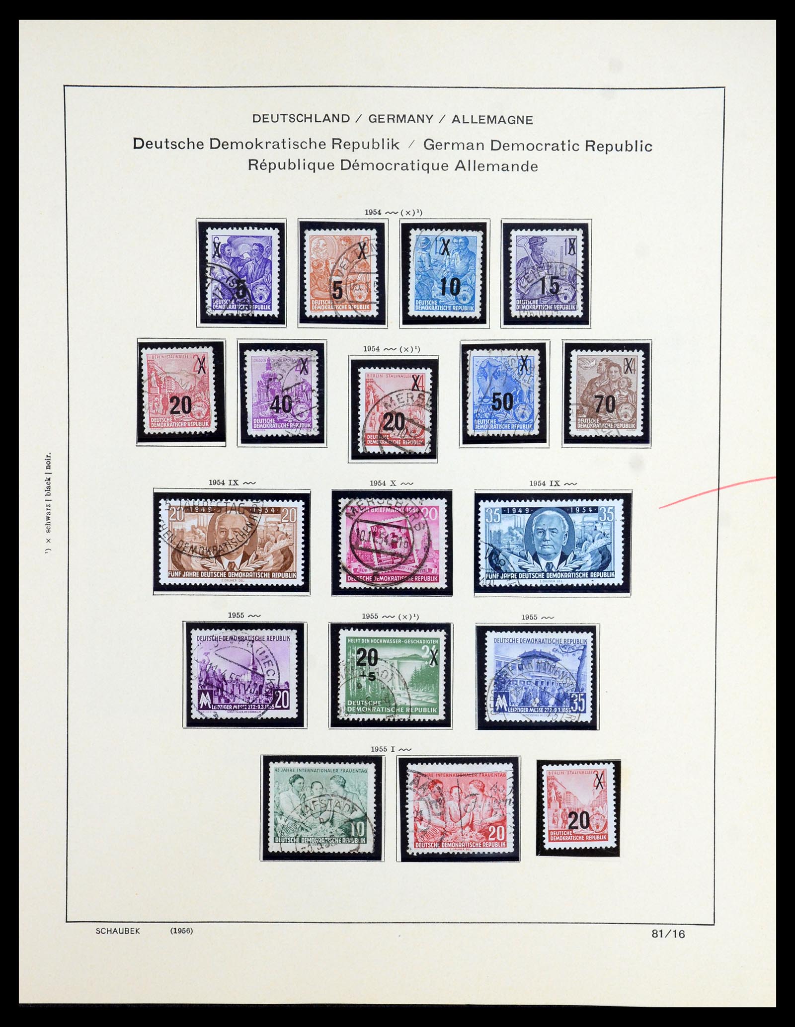 35893 033 - Postzegelverzameling 35893 Sovjet Zone en DDR 1945-1990.