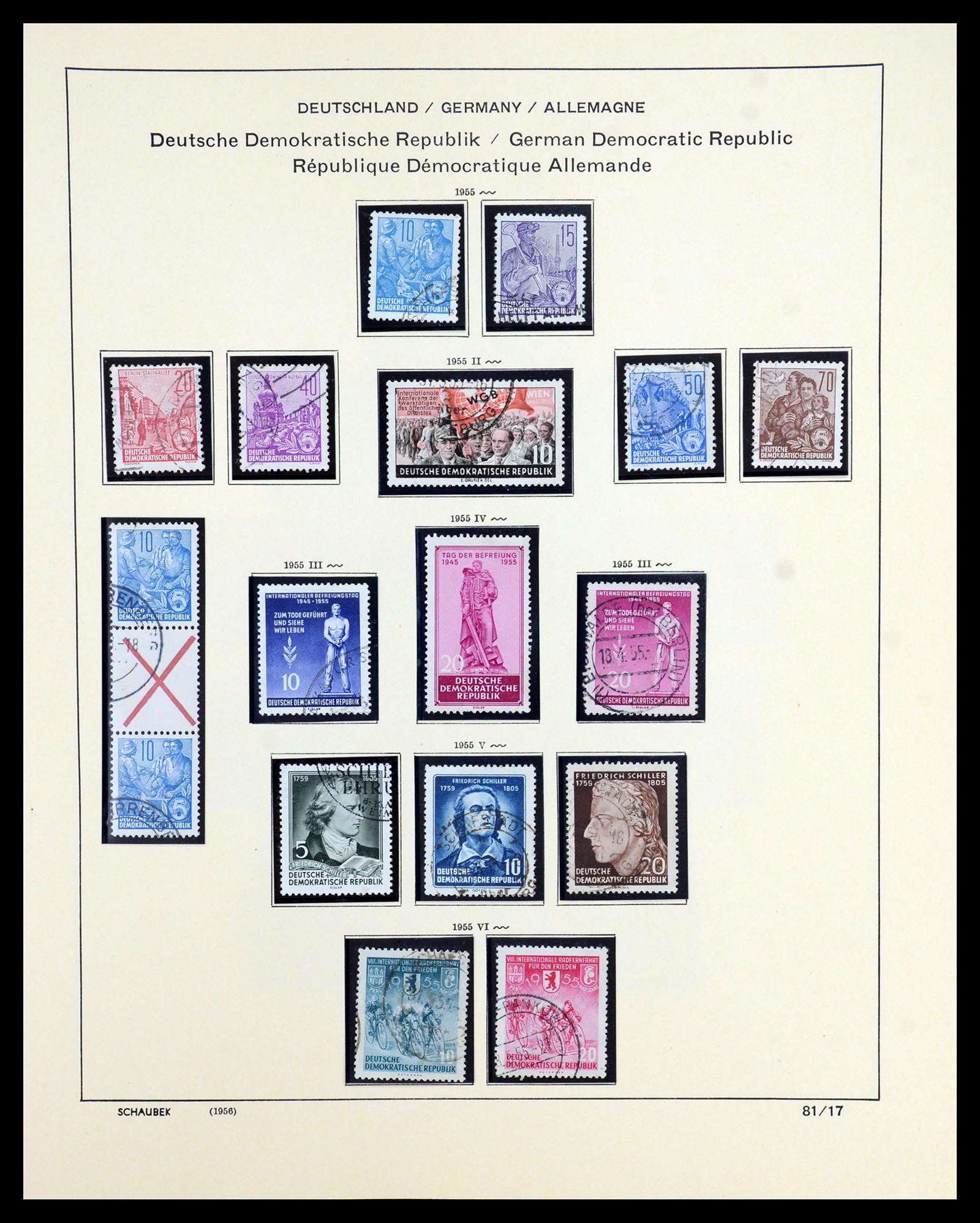 35893 035 - Postzegelverzameling 35893 Sovjet Zone en DDR 1945-1990.