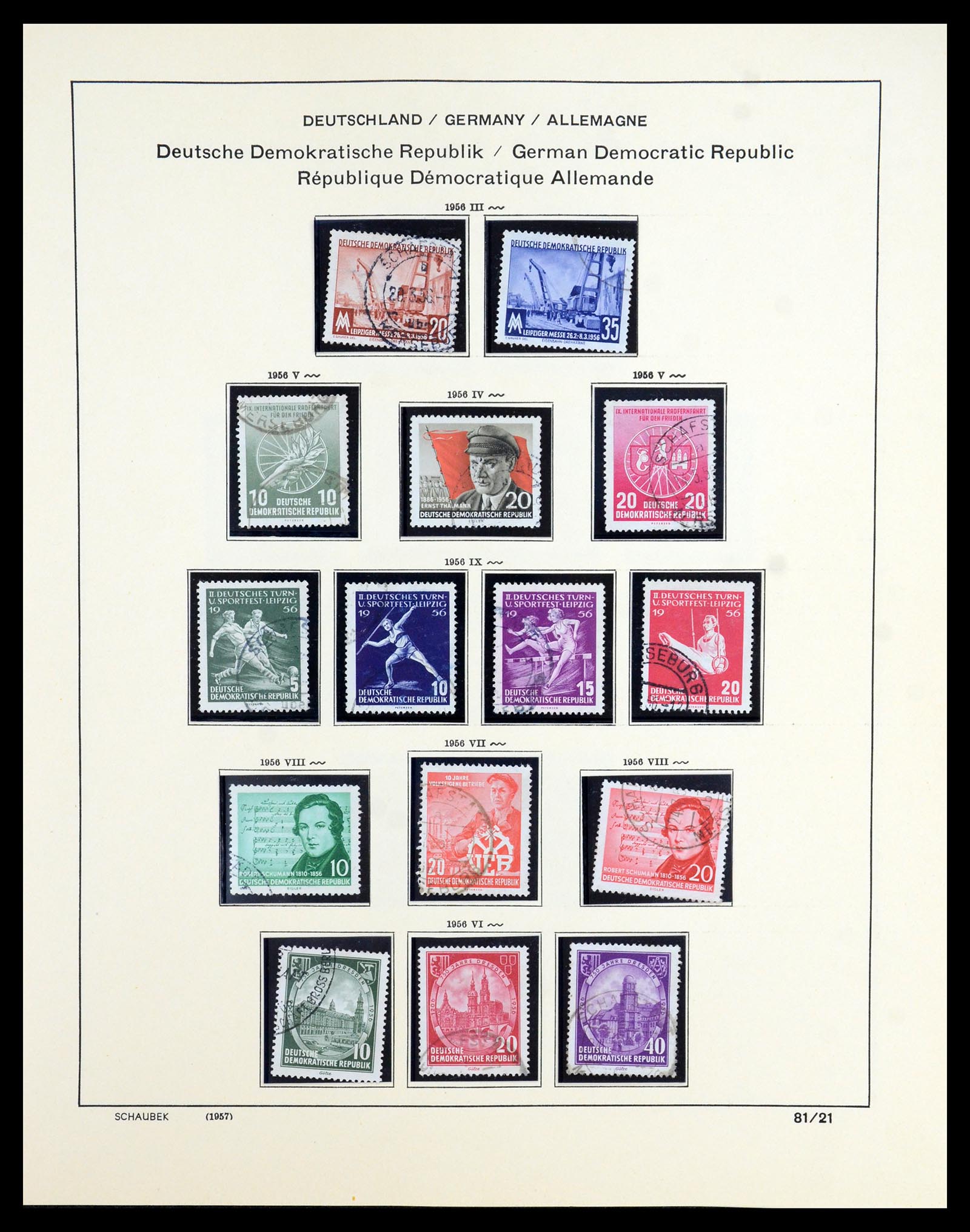 35893 043 - Postzegelverzameling 35893 Sovjet Zone en DDR 1945-1990.