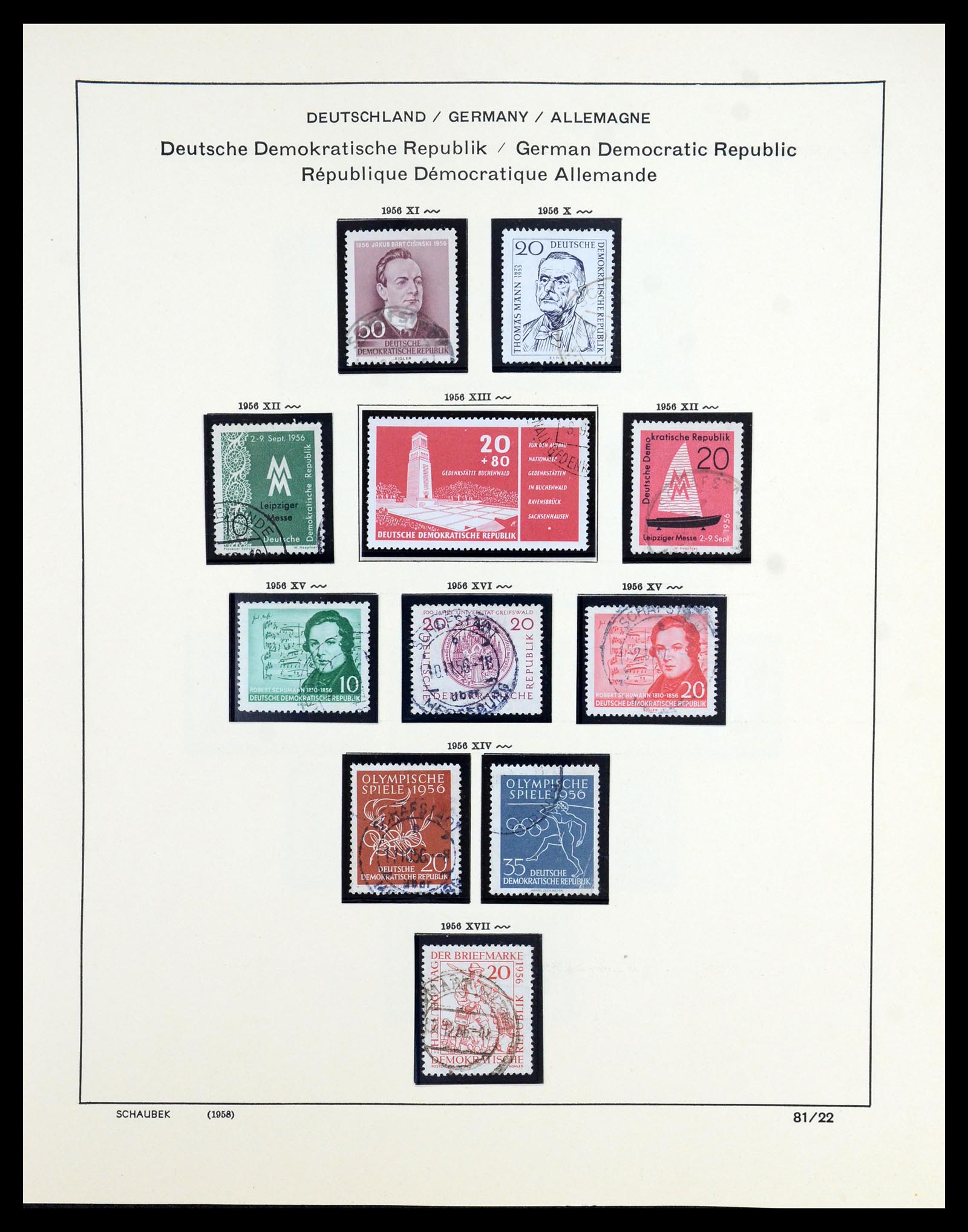 35893 044 - Postzegelverzameling 35893 Sovjet Zone en DDR 1945-1990.