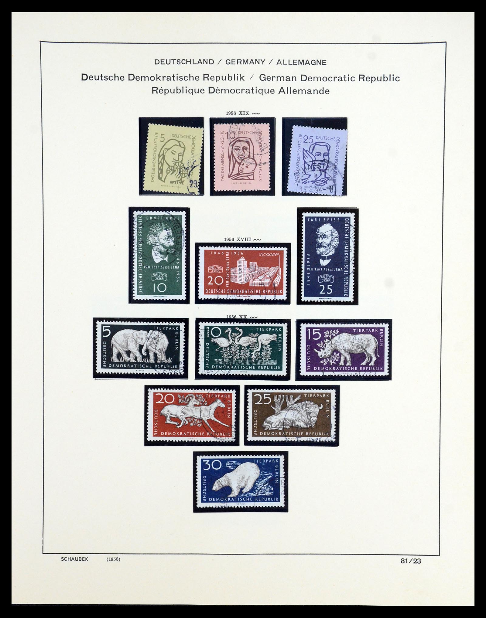 35893 045 - Postzegelverzameling 35893 Sovjet Zone en DDR 1945-1990.