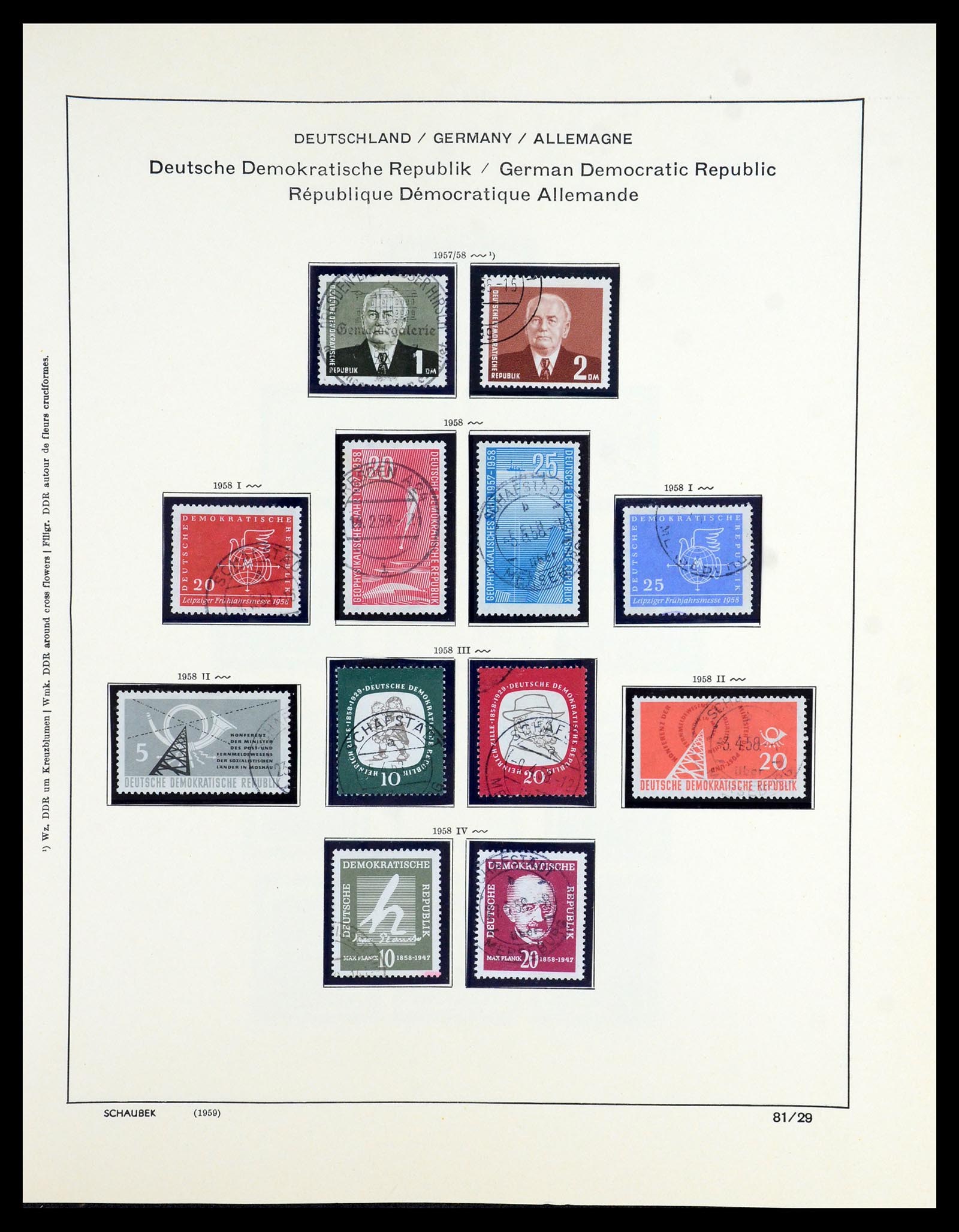 35893 053 - Postzegelverzameling 35893 Sovjet Zone en DDR 1945-1990.