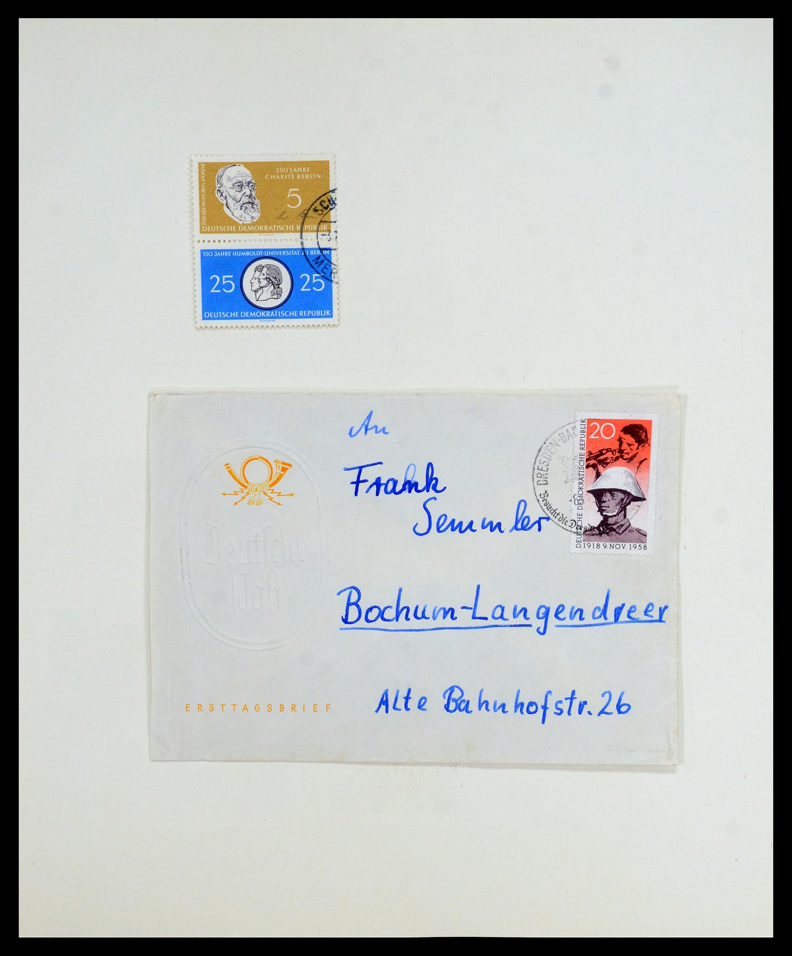 35893 056 - Postzegelverzameling 35893 Sovjet Zone en DDR 1945-1990.