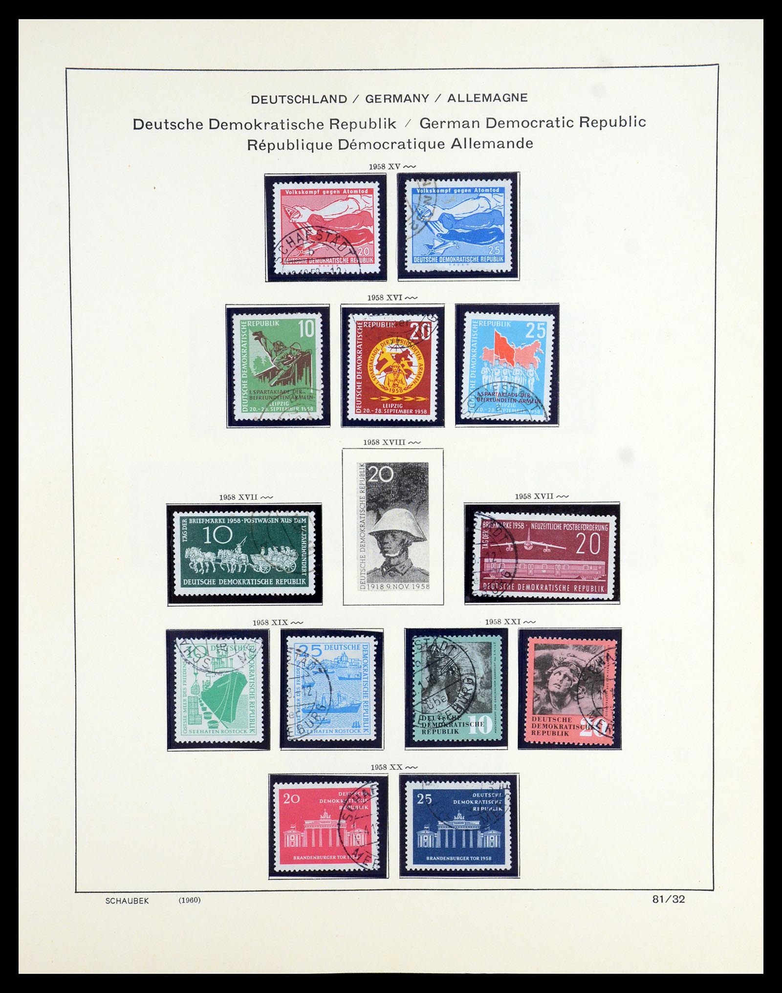 35893 057 - Stamp Collection 35893 Soviet Zone and GDR 1945-1990.