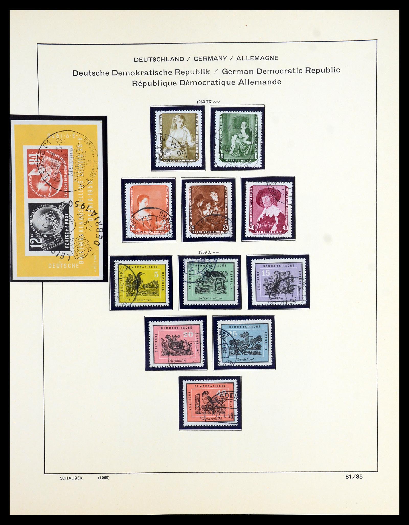 35893 060 - Postzegelverzameling 35893 Sovjet Zone en DDR 1945-1990.