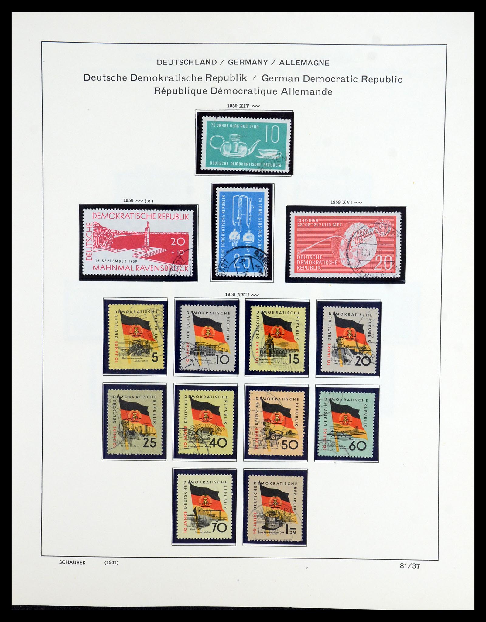 35893 062 - Postzegelverzameling 35893 Sovjet Zone en DDR 1945-1990.