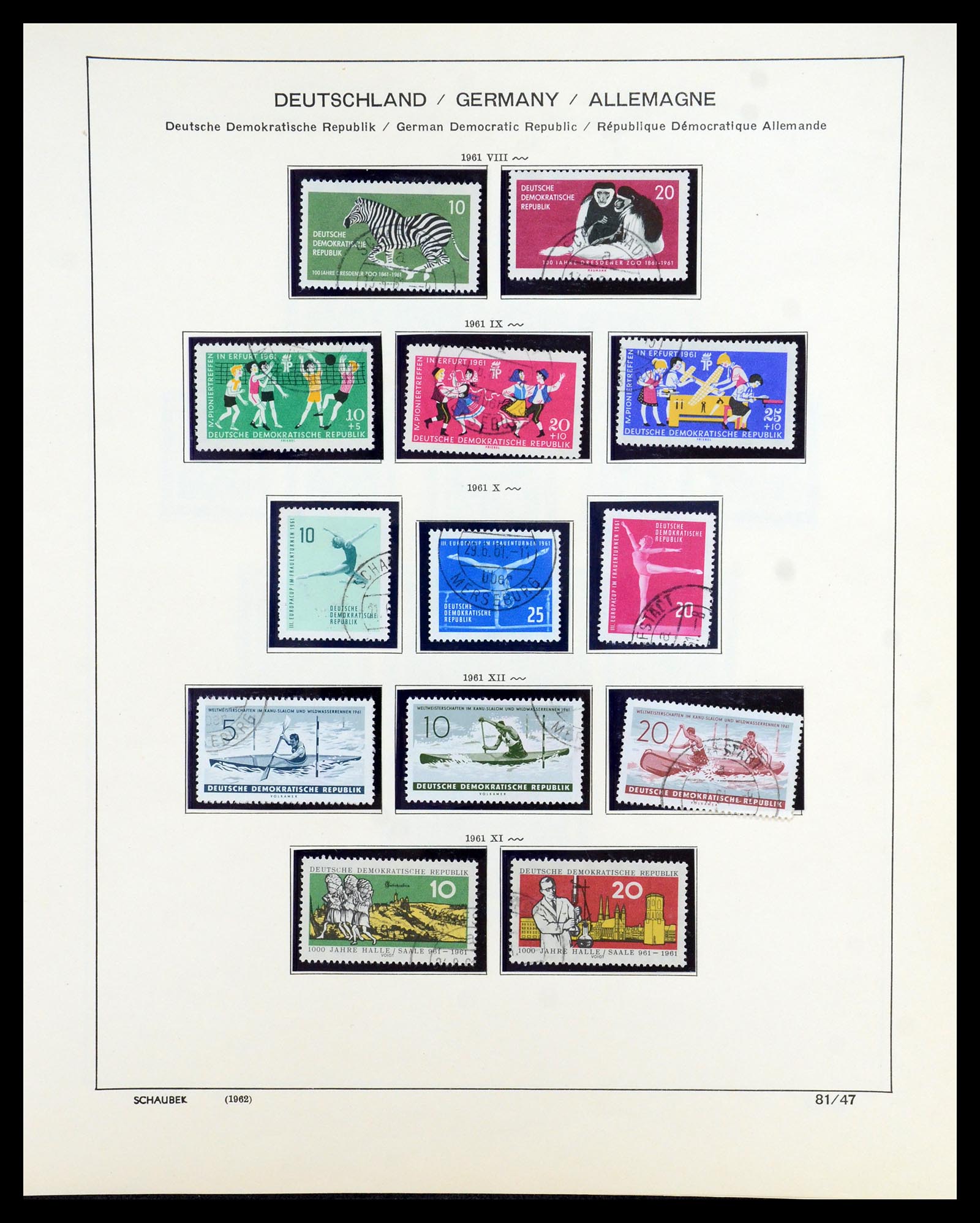 35893 073 - Postzegelverzameling 35893 Sovjet Zone en DDR 1945-1990.