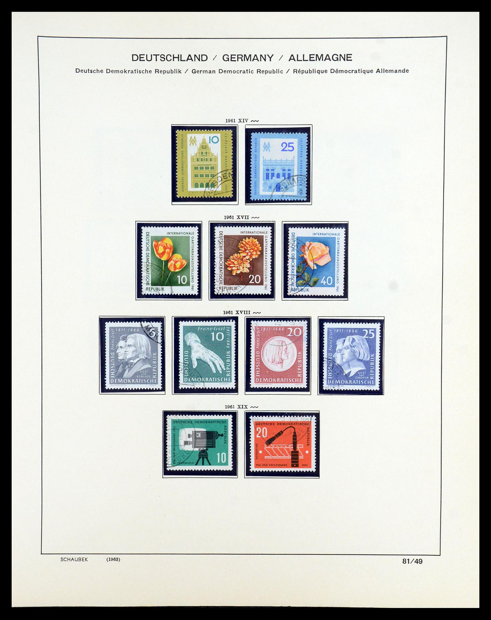 35893 075 - Postzegelverzameling 35893 Sovjet Zone en DDR 1945-1990.