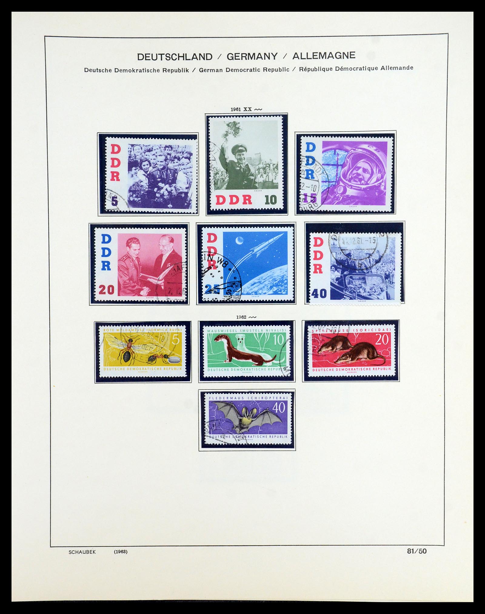 35893 076 - Stamp Collection 35893 Soviet Zone and GDR 1945-1990.