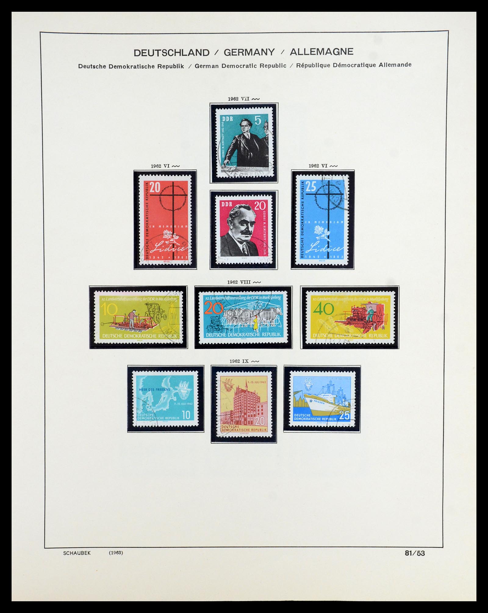 35893 079 - Stamp Collection 35893 Soviet Zone and GDR 1945-1990.
