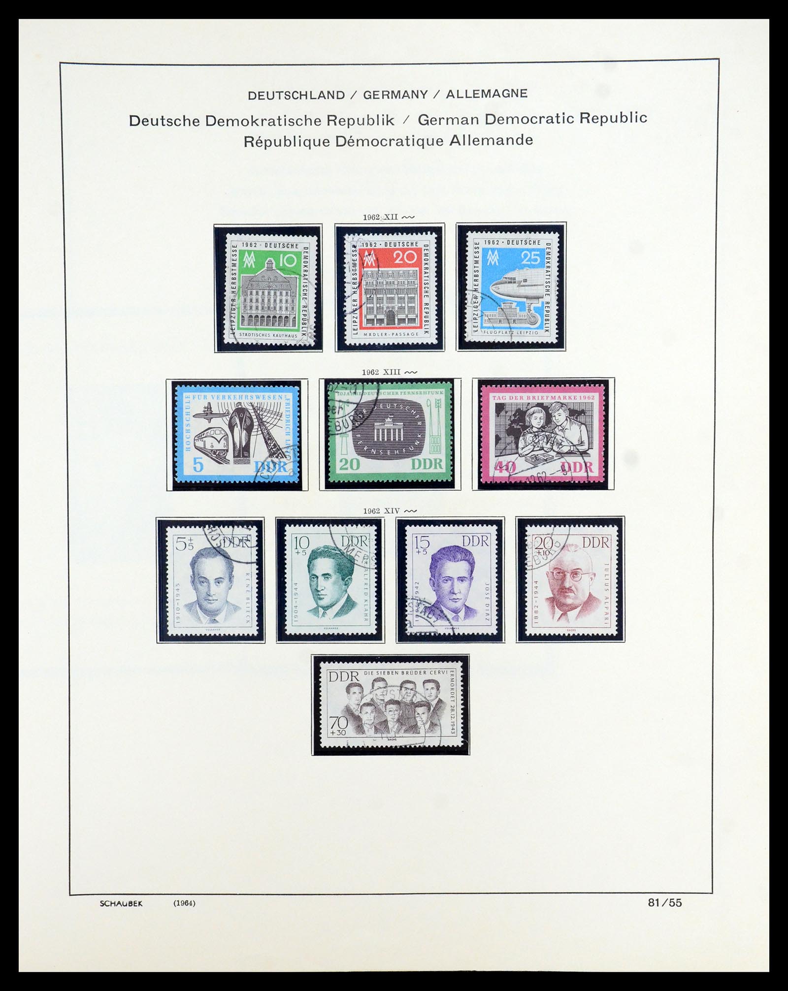 35893 082 - Postzegelverzameling 35893 Sovjet Zone en DDR 1945-1990.
