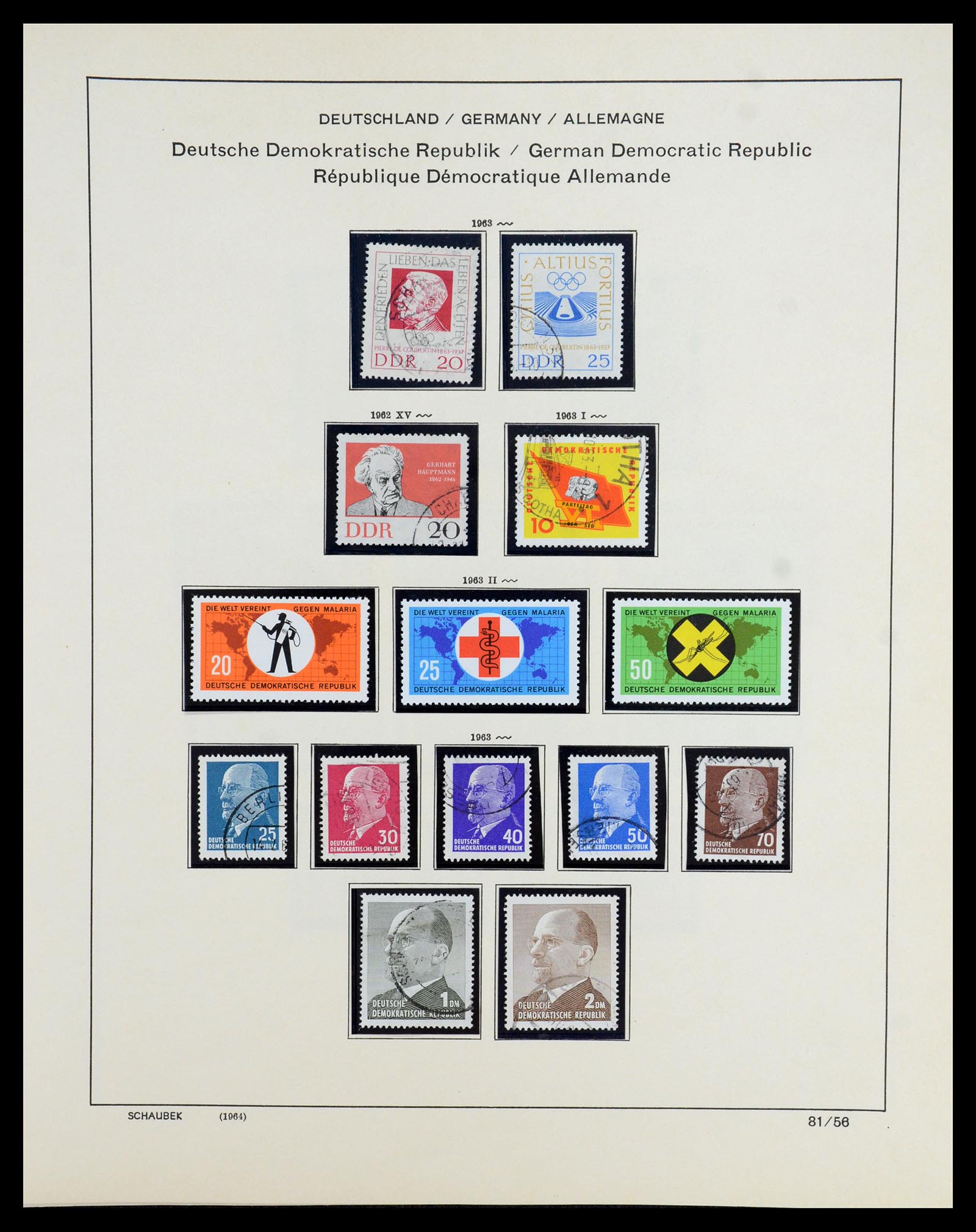 35893 086 - Postzegelverzameling 35893 Sovjet Zone en DDR 1945-1990.
