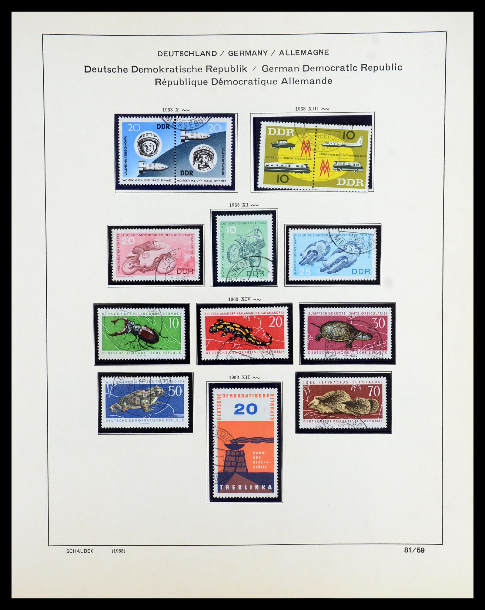 35893 089 - Postzegelverzameling 35893 Sovjet Zone en DDR 1945-1990.
