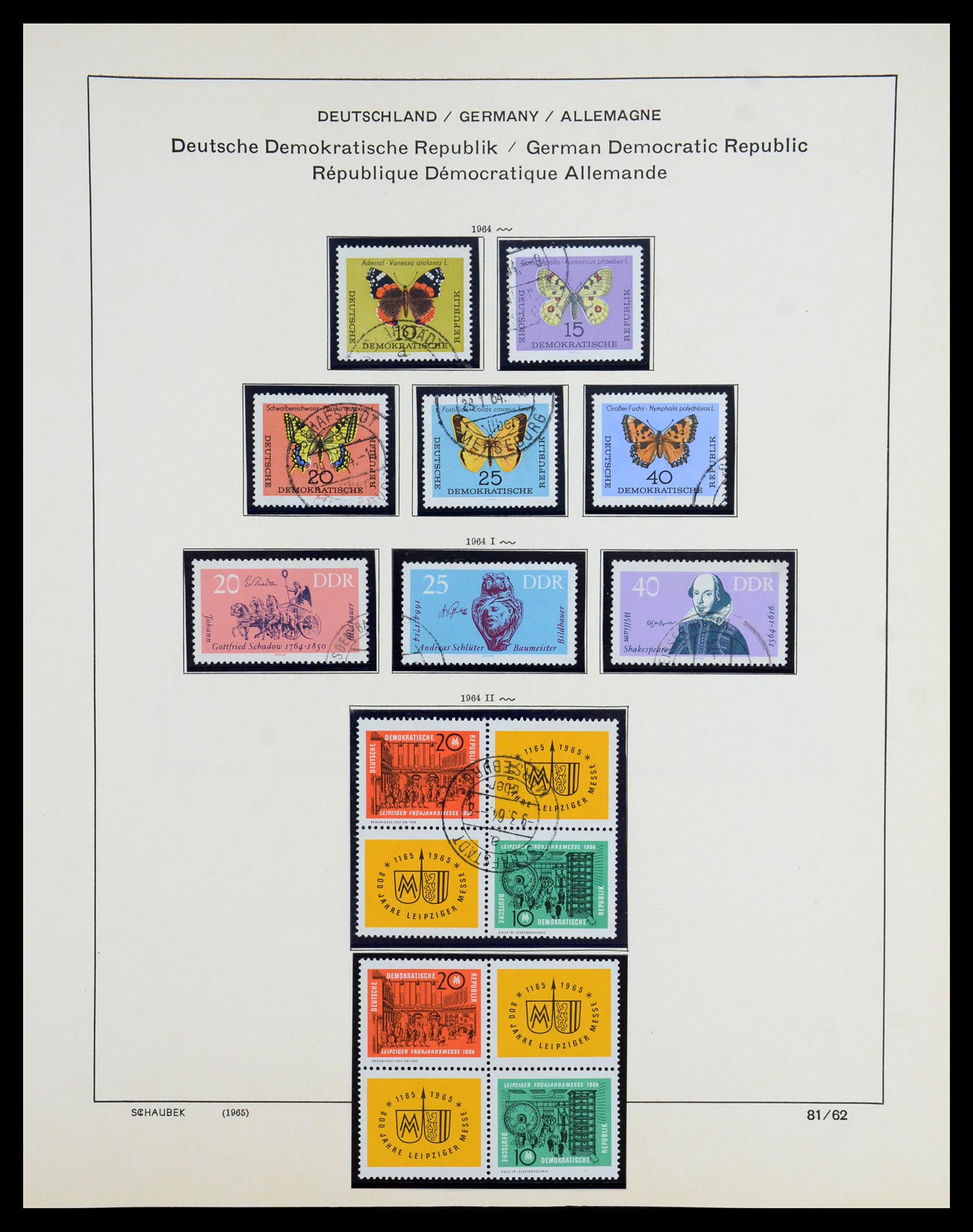 35893 093 - Postzegelverzameling 35893 Sovjet Zone en DDR 1945-1990.