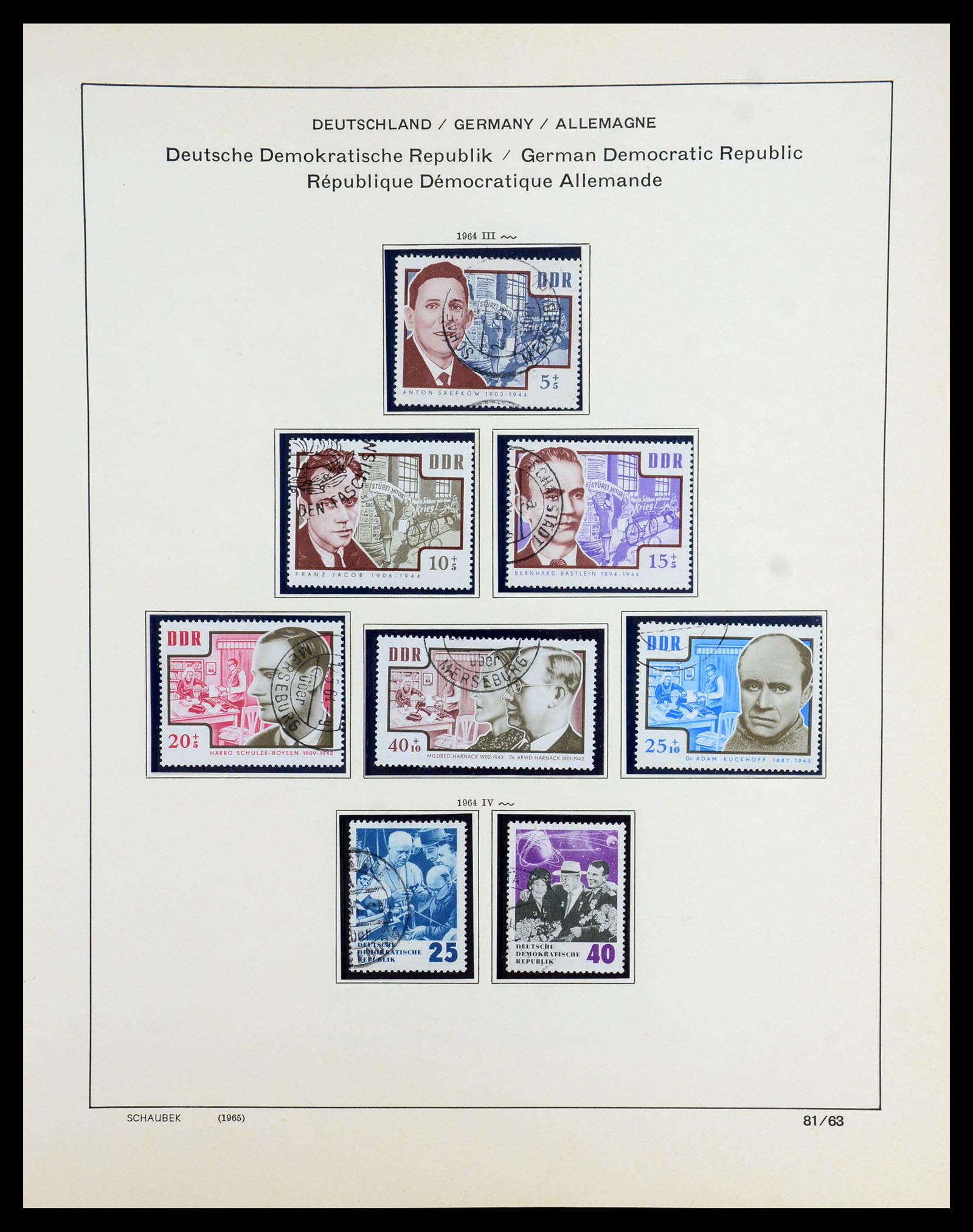 35893 094 - Stamp Collection 35893 Soviet Zone and GDR 1945-1990.