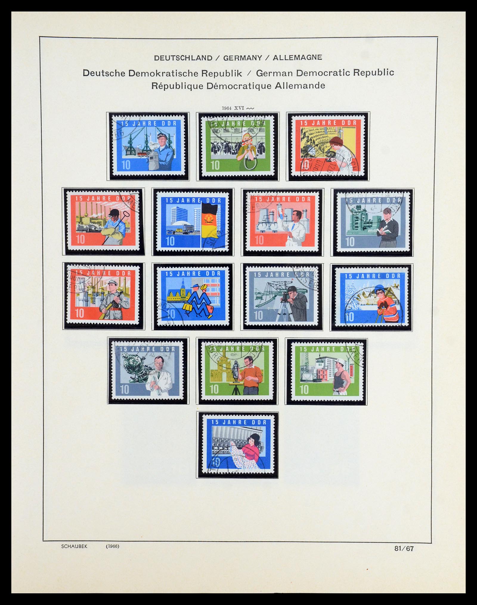35893 099 - Postzegelverzameling 35893 Sovjet Zone en DDR 1945-1990.