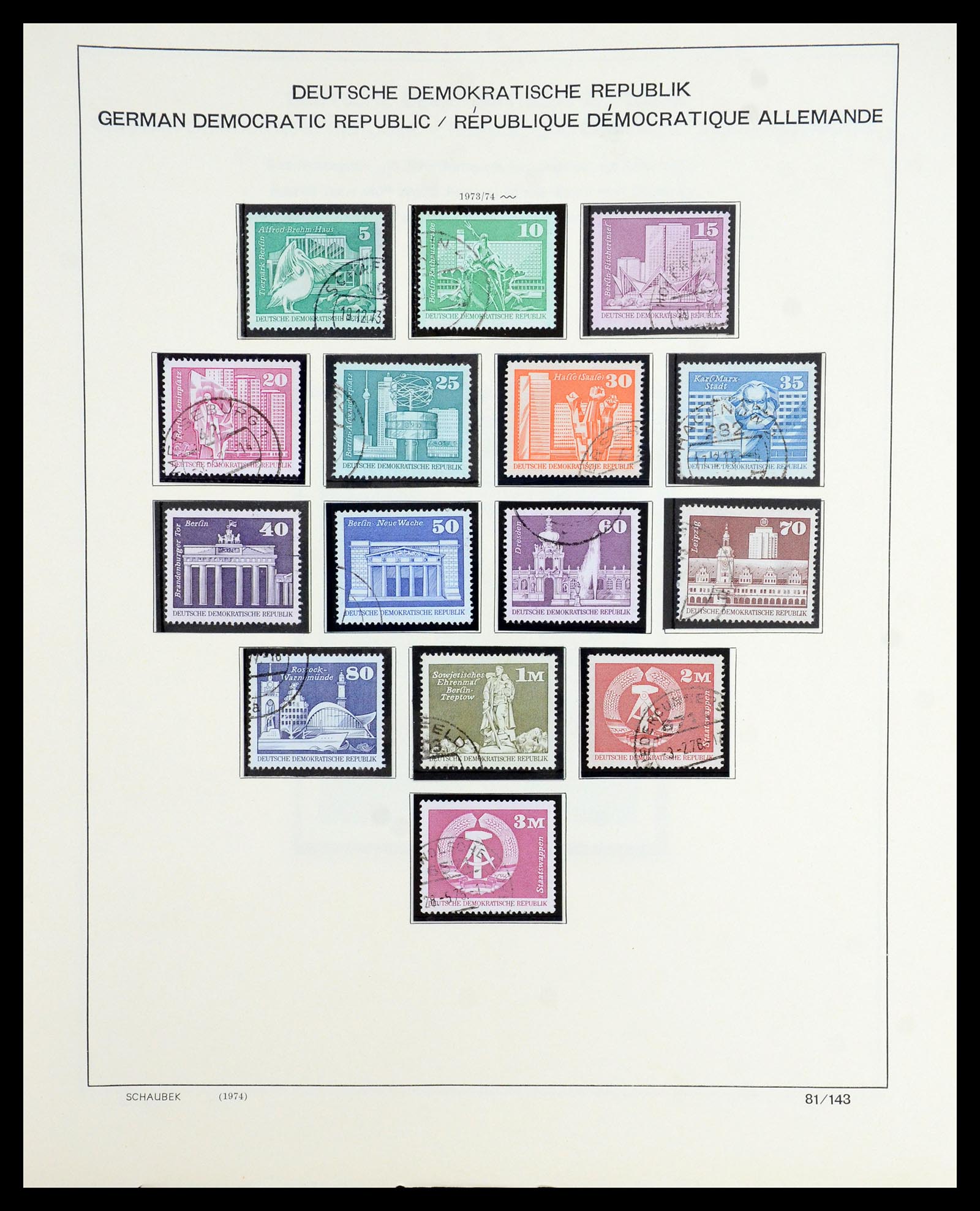35893 201 - Postzegelverzameling 35893 Sovjet Zone en DDR 1945-1990.