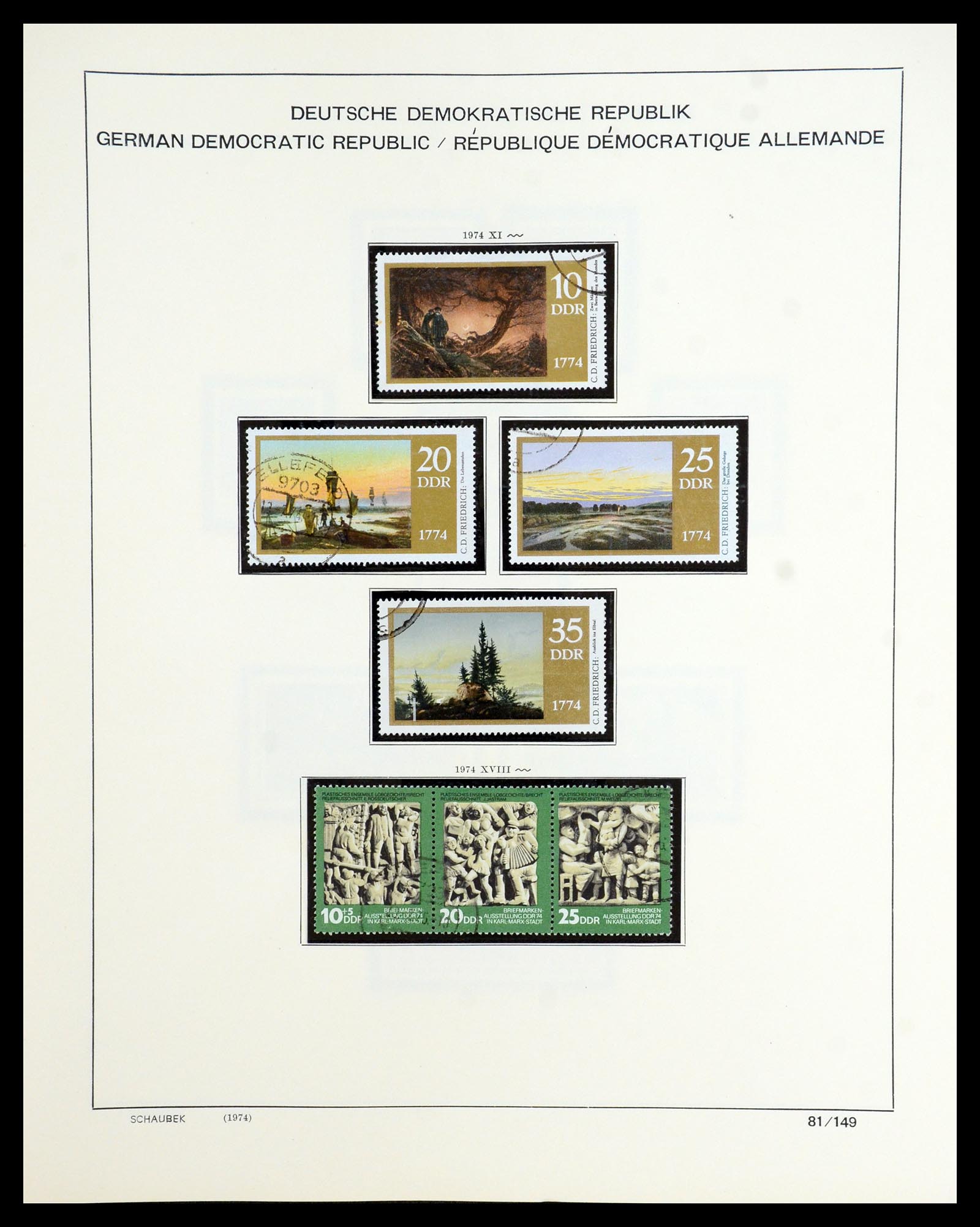 35893 210 - Stamp Collection 35893 Soviet Zone and GDR 1945-1990.