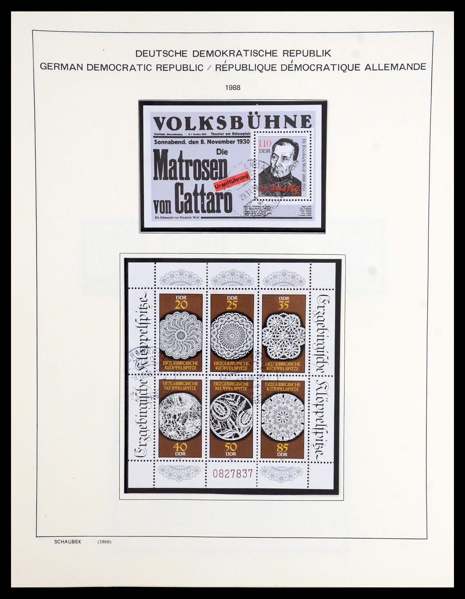 35893 386 - Postzegelverzameling 35893 Sovjet Zone en DDR 1945-1990.