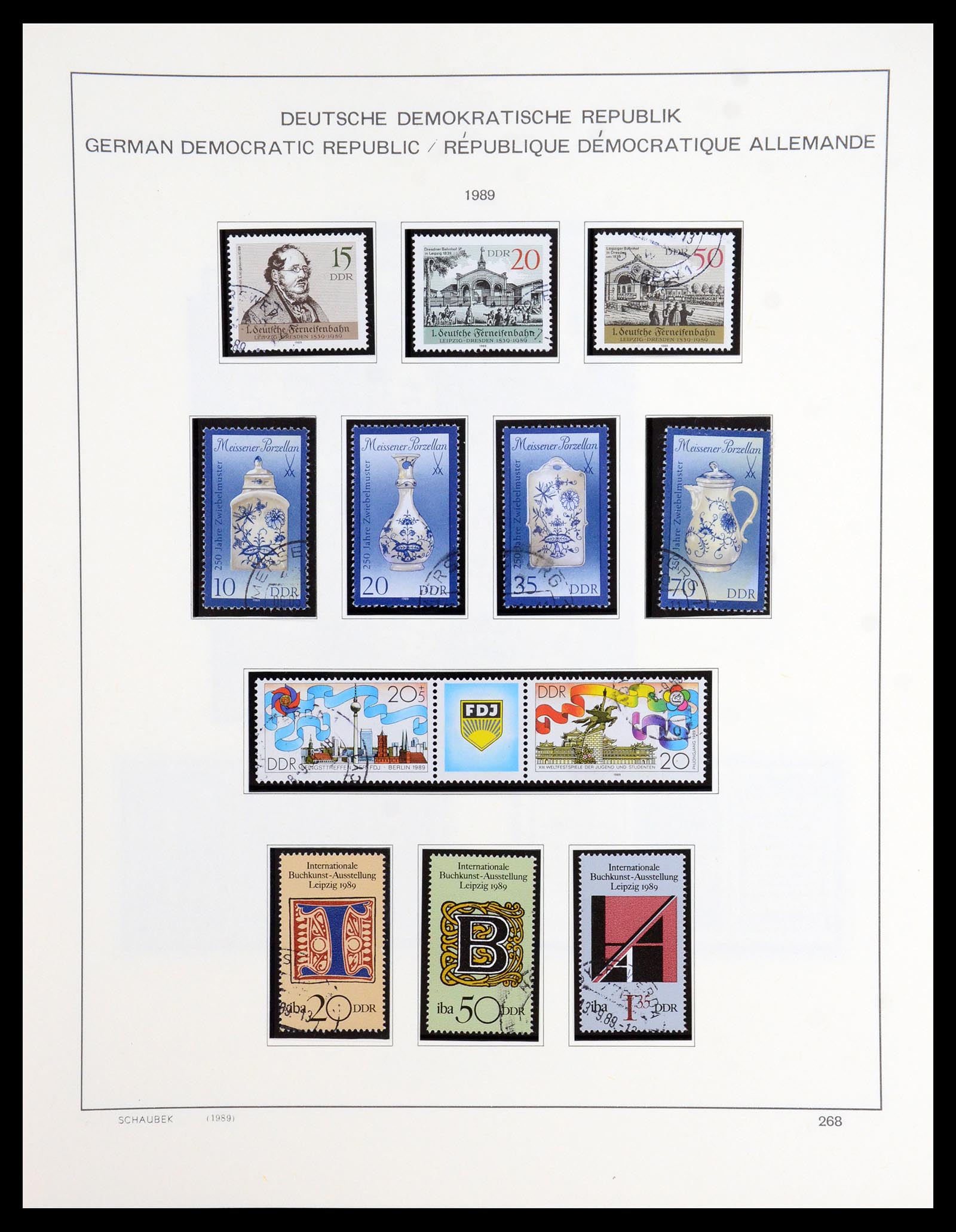 35893 389 - Postzegelverzameling 35893 Sovjet Zone en DDR 1945-1990.