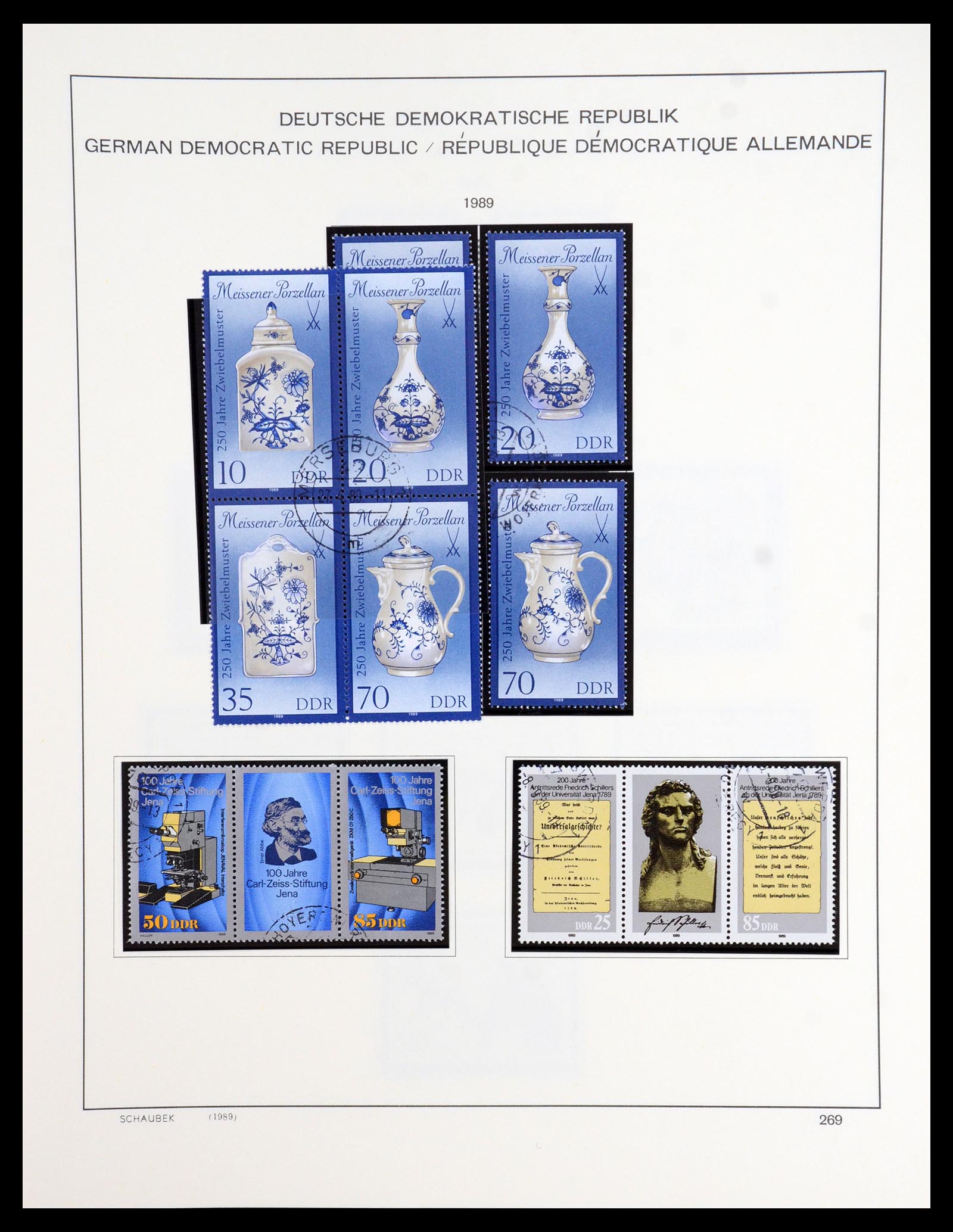 35893 390 - Postzegelverzameling 35893 Sovjet Zone en DDR 1945-1990.