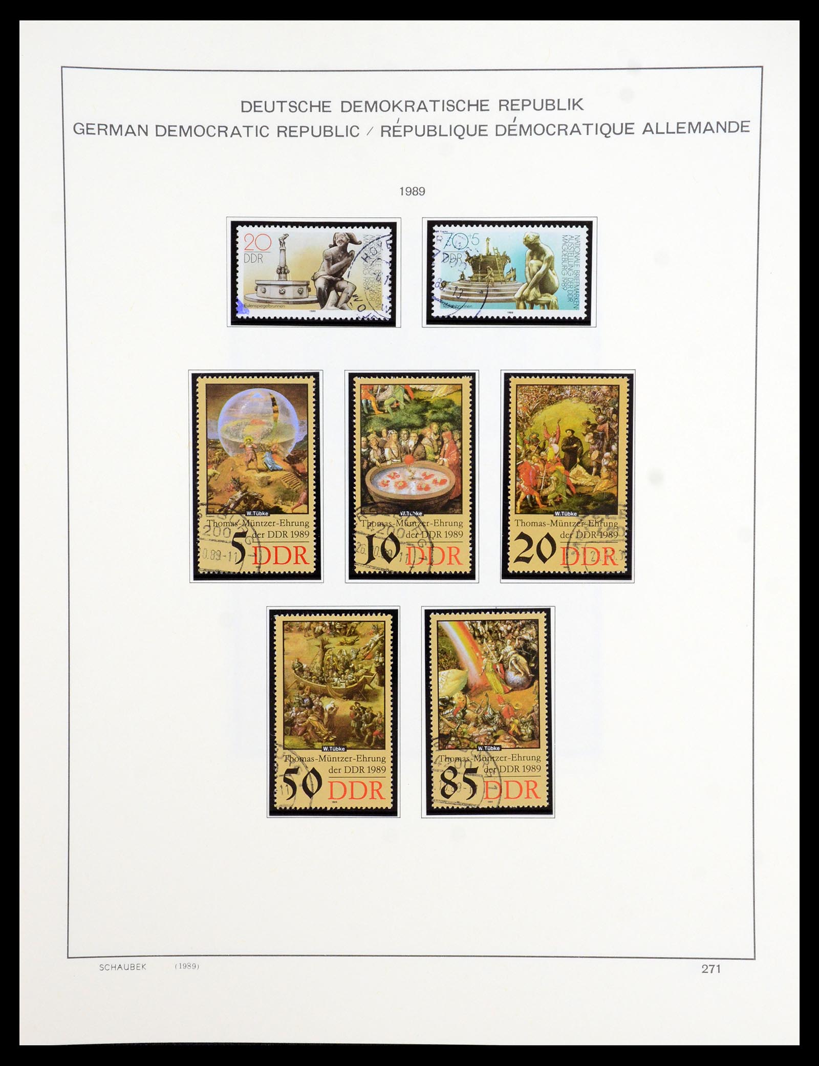 35893 392 - Postzegelverzameling 35893 Sovjet Zone en DDR 1945-1990.