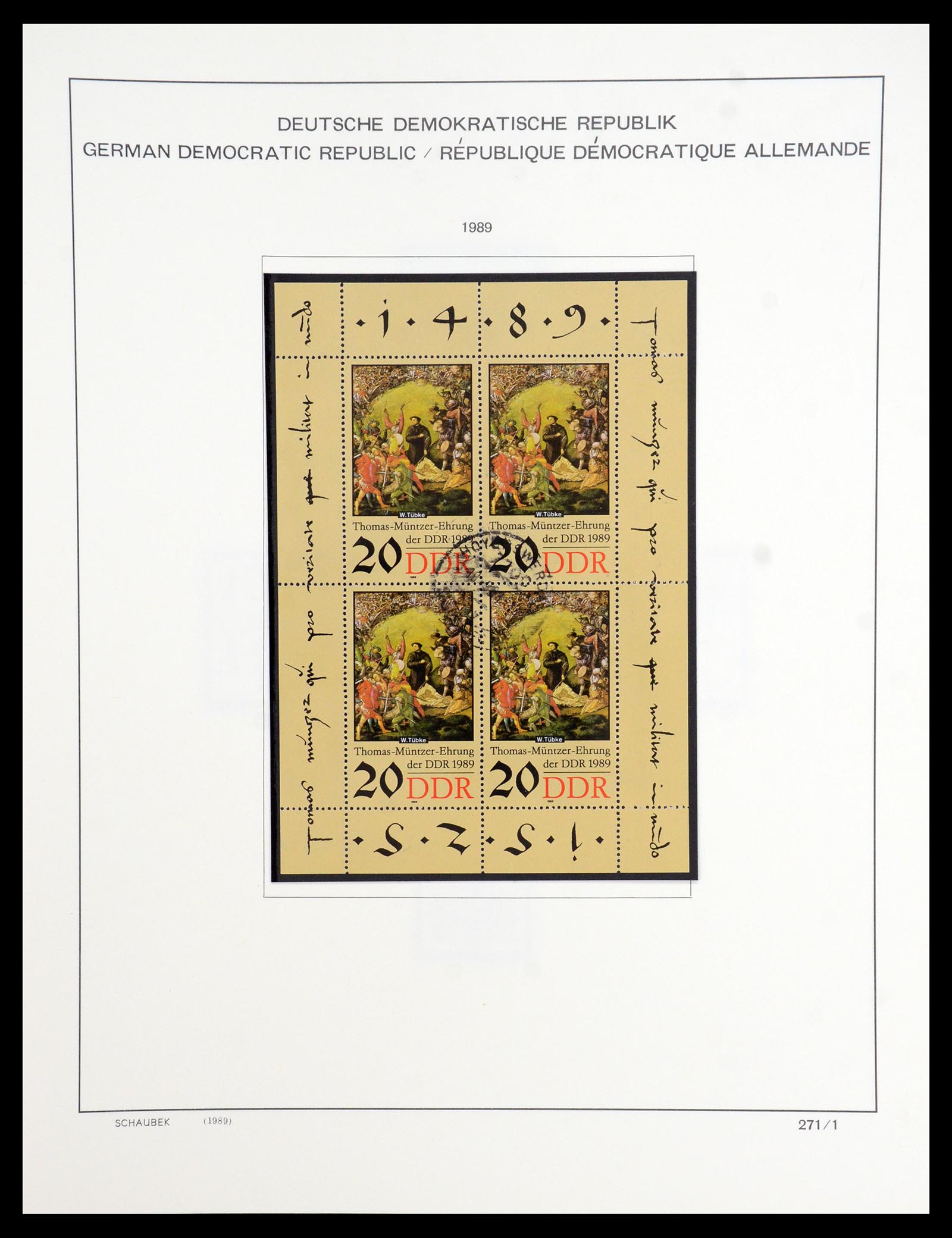 35893 393 - Postzegelverzameling 35893 Sovjet Zone en DDR 1945-1990.