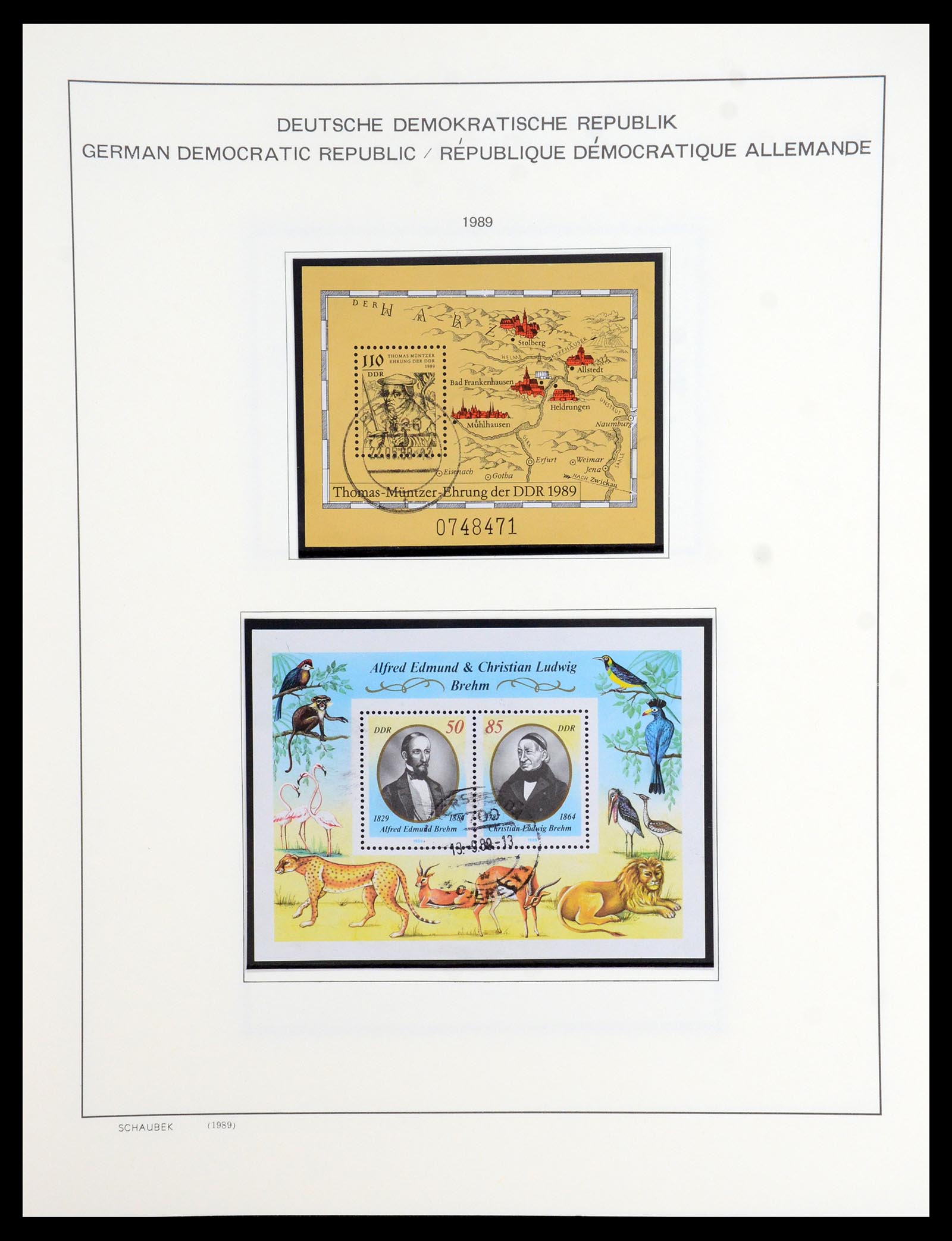 35893 396 - Postzegelverzameling 35893 Sovjet Zone en DDR 1945-1990.