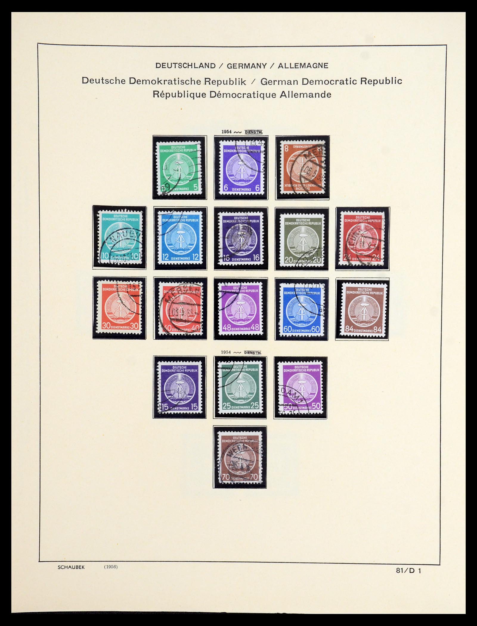 35893 408 - Postzegelverzameling 35893 Sovjet Zone en DDR 1945-1990.