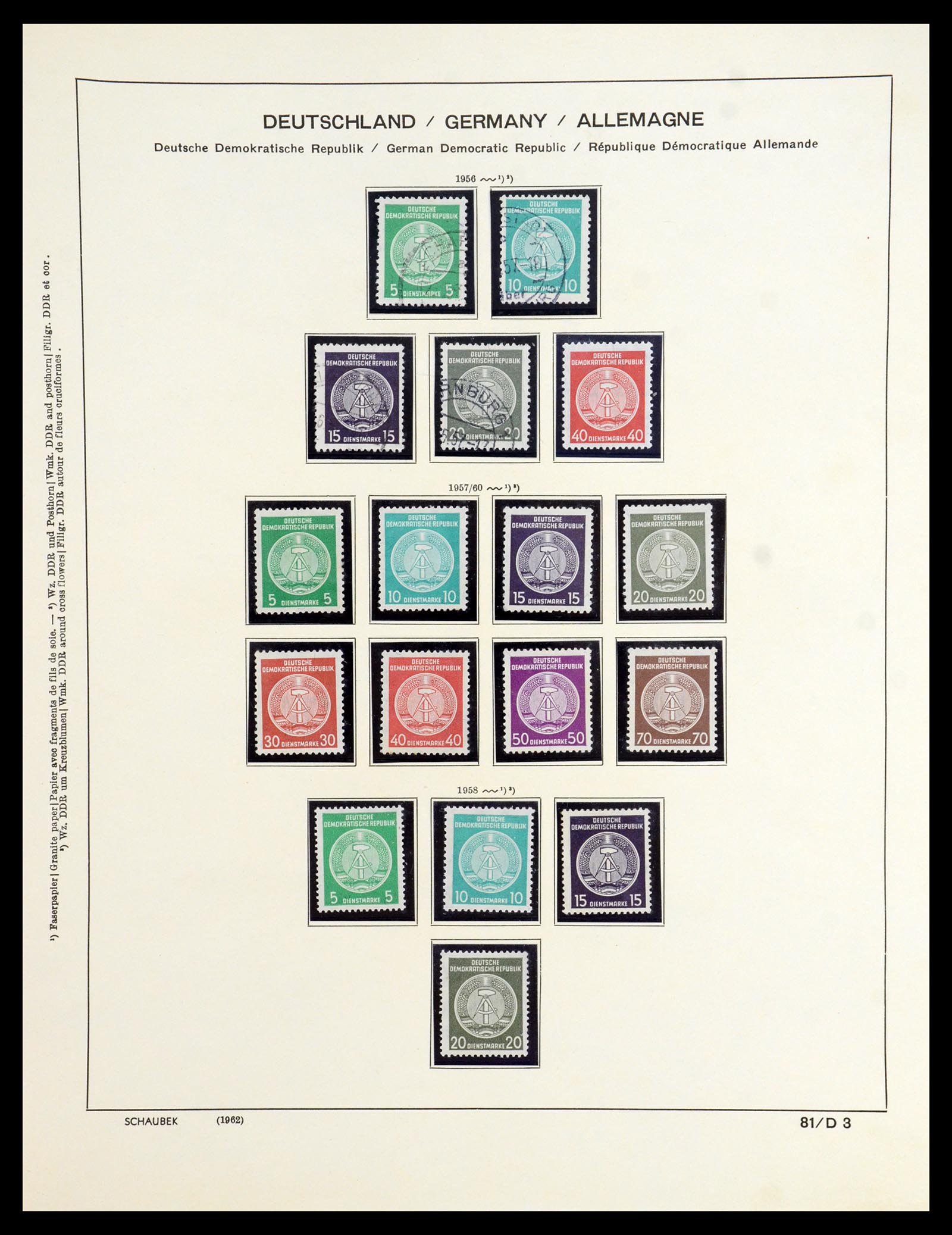 35893 410 - Postzegelverzameling 35893 Sovjet Zone en DDR 1945-1990.