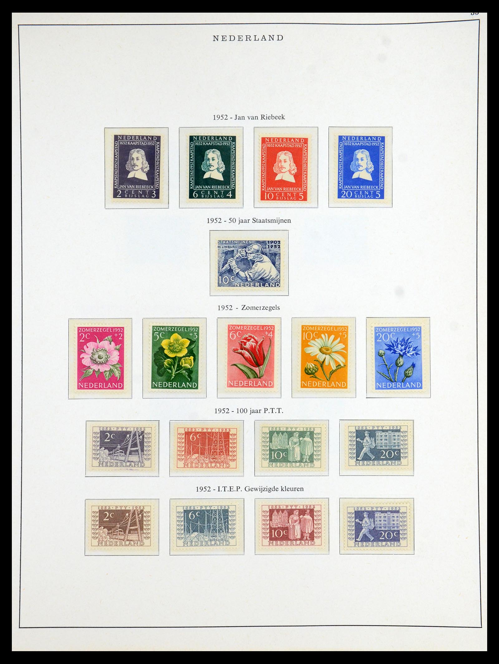 35894 007 - Postzegelverzameling 35894 Nederland 1947-1986.
