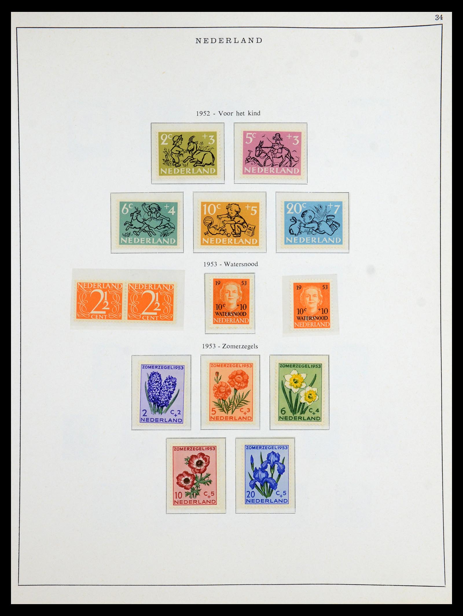 35894 008 - Postzegelverzameling 35894 Nederland 1947-1986.