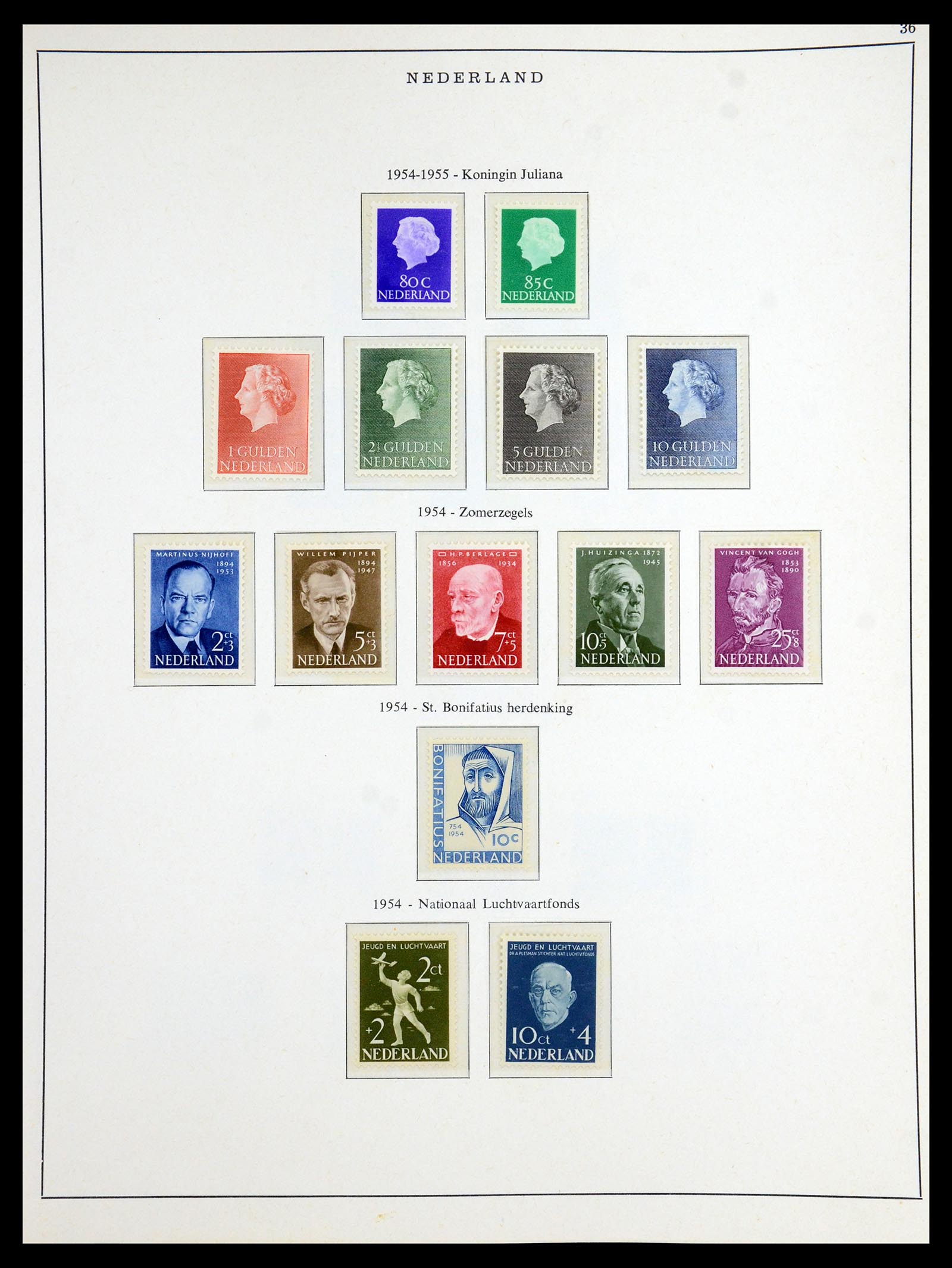 35894 010 - Postzegelverzameling 35894 Nederland 1947-1986.