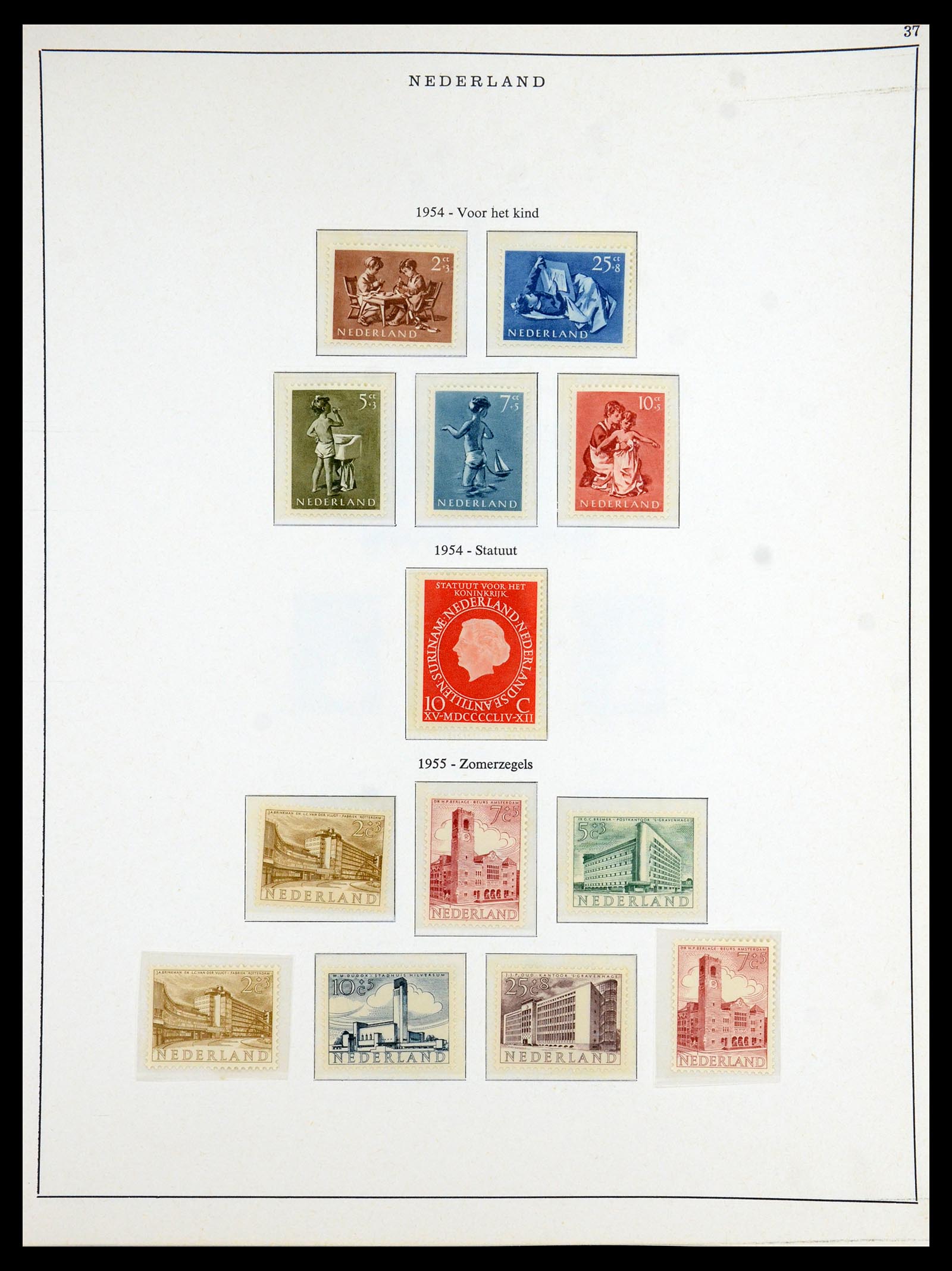 35894 011 - Postzegelverzameling 35894 Nederland 1947-1986.