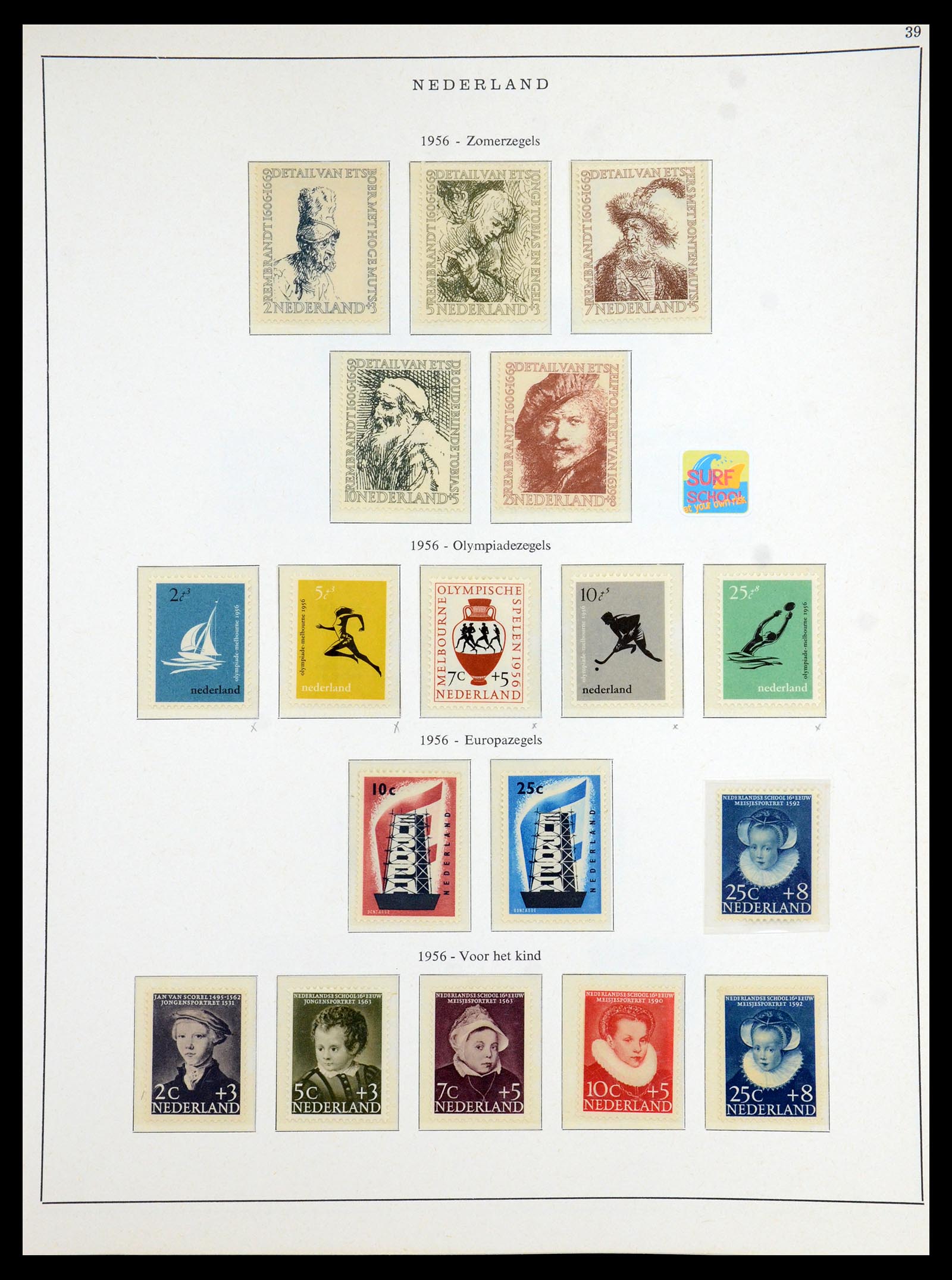 35894 013 - Postzegelverzameling 35894 Nederland 1947-1986.